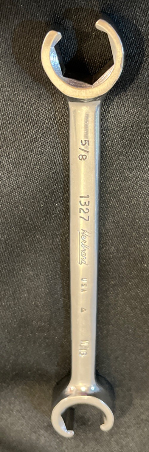 Vintage Herbrand # 1327 – 5/8 x 11/16 Flare Wrench Made In The USA Great Tool