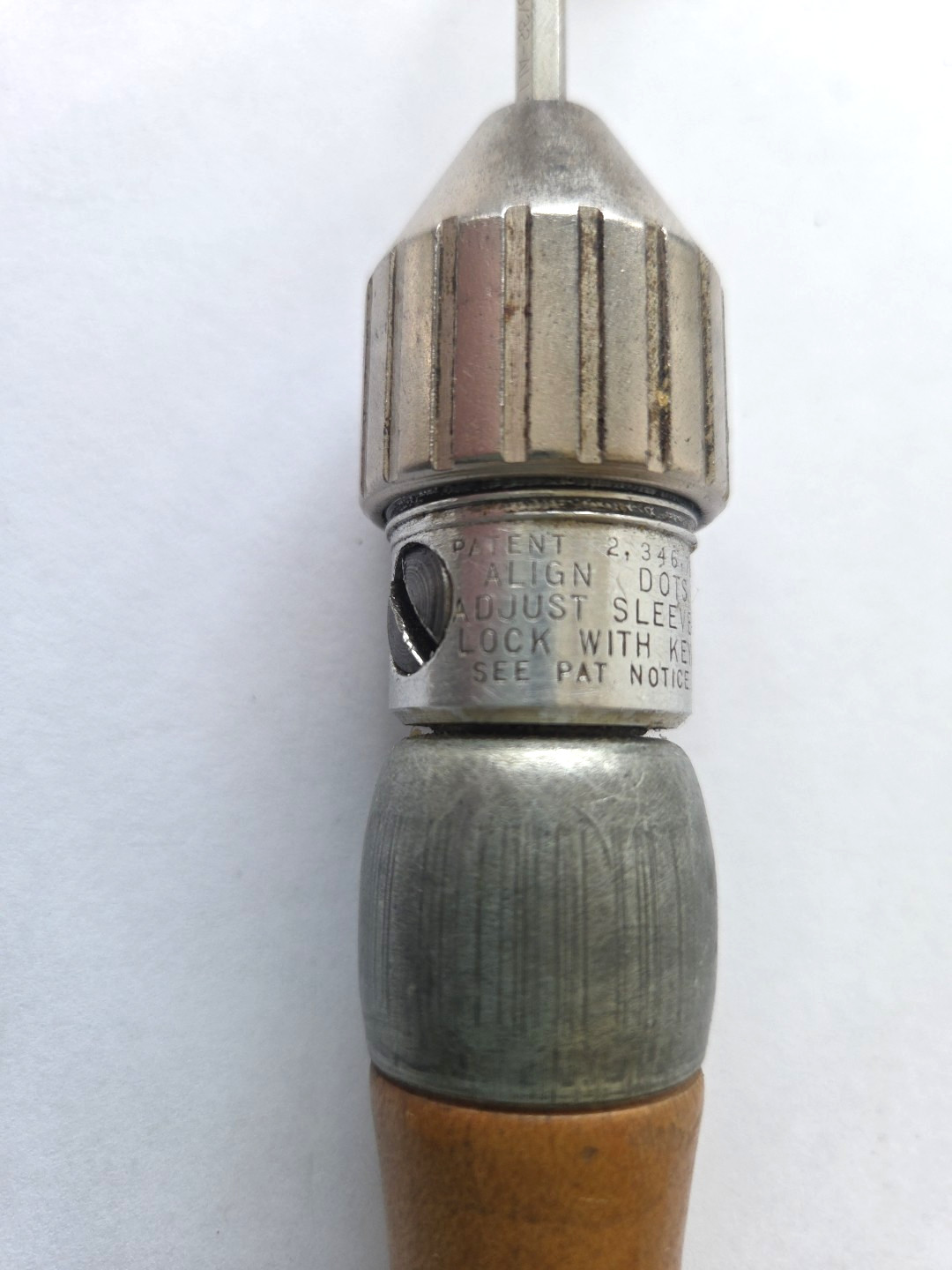VTG Jacobs Chuck Model 6141 push drill / spiral ratchet screwdriver 0-1/4 works