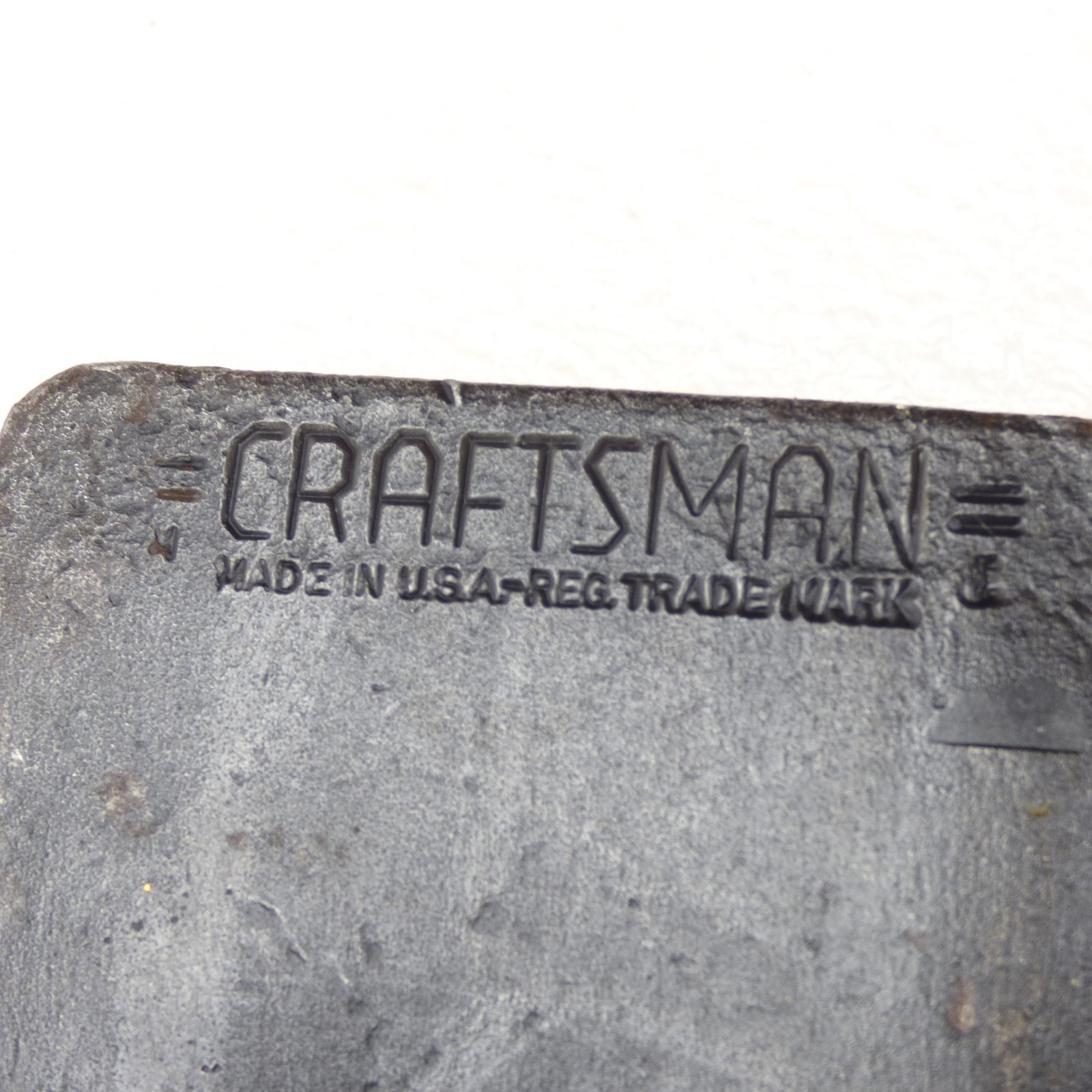 2 Vintage Craftsman tools axe lot original handles with labels double single bit