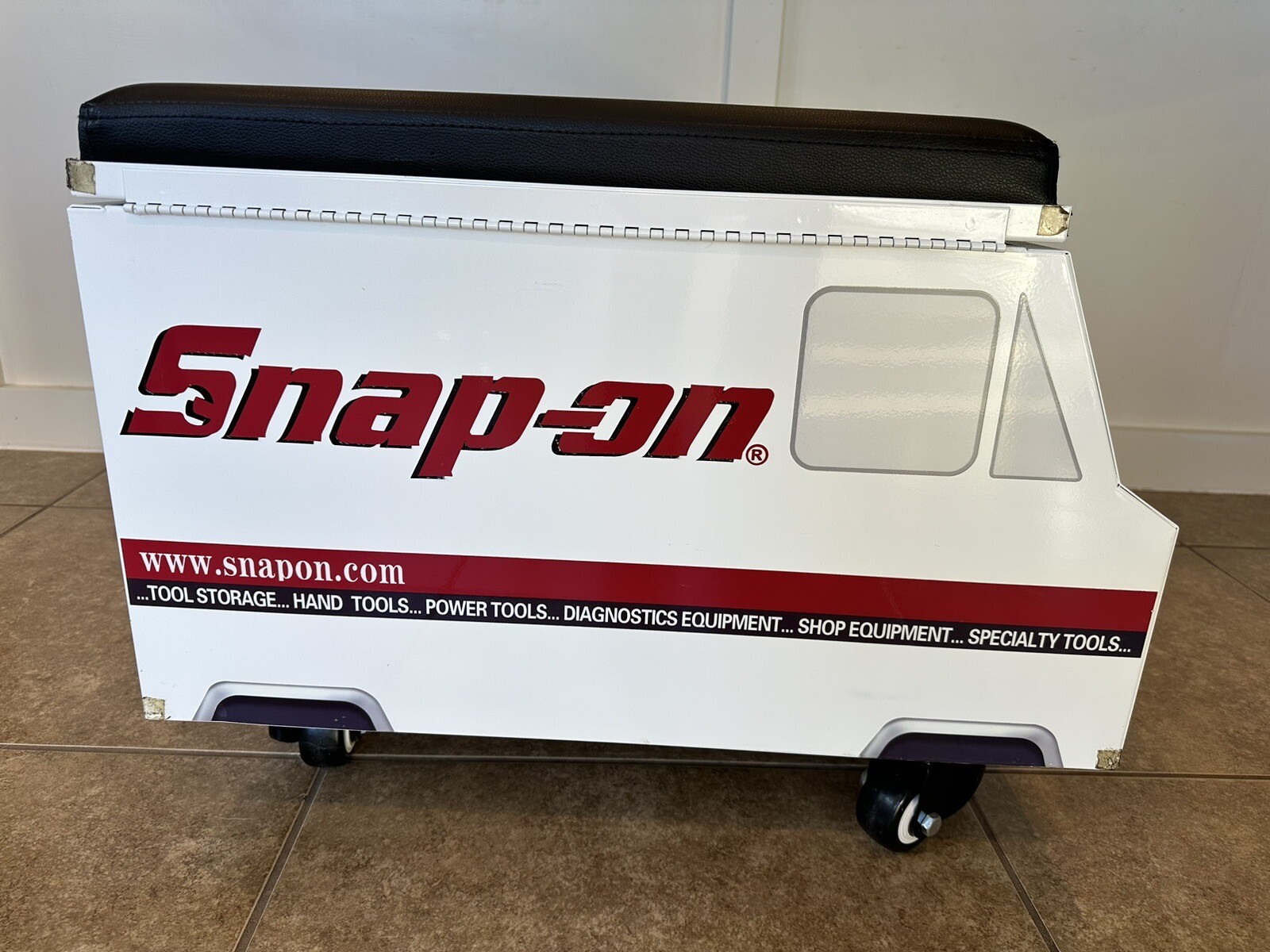 🔴 RARE – NEW Snap-On DEALER TRUCK VAN CREEPER ROLLING SEAT