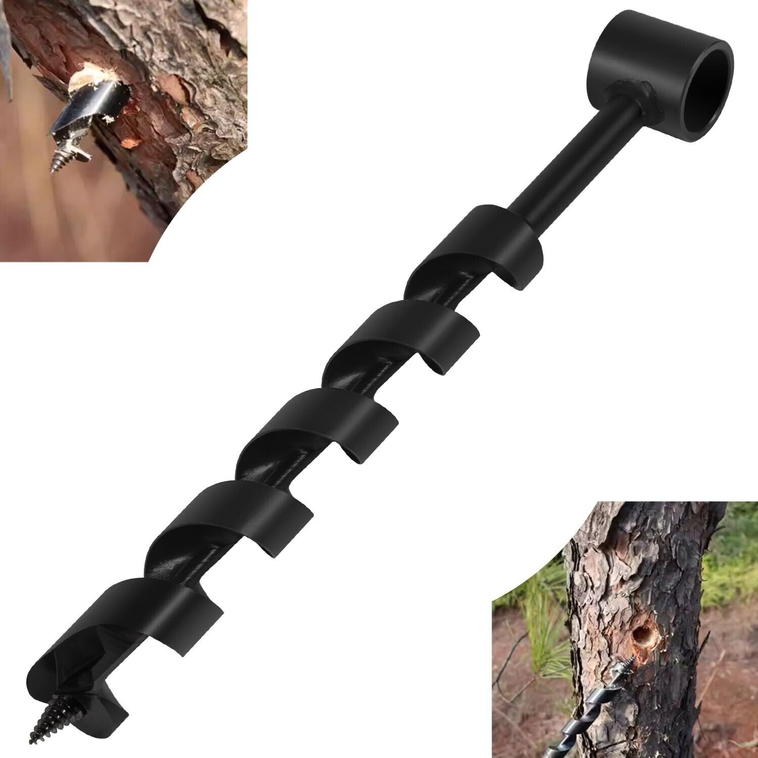 1 Inch Hand Manual 1″ x 12″ Heavy Duty Handmade Scotch Eye Wood Auger Drill Bit