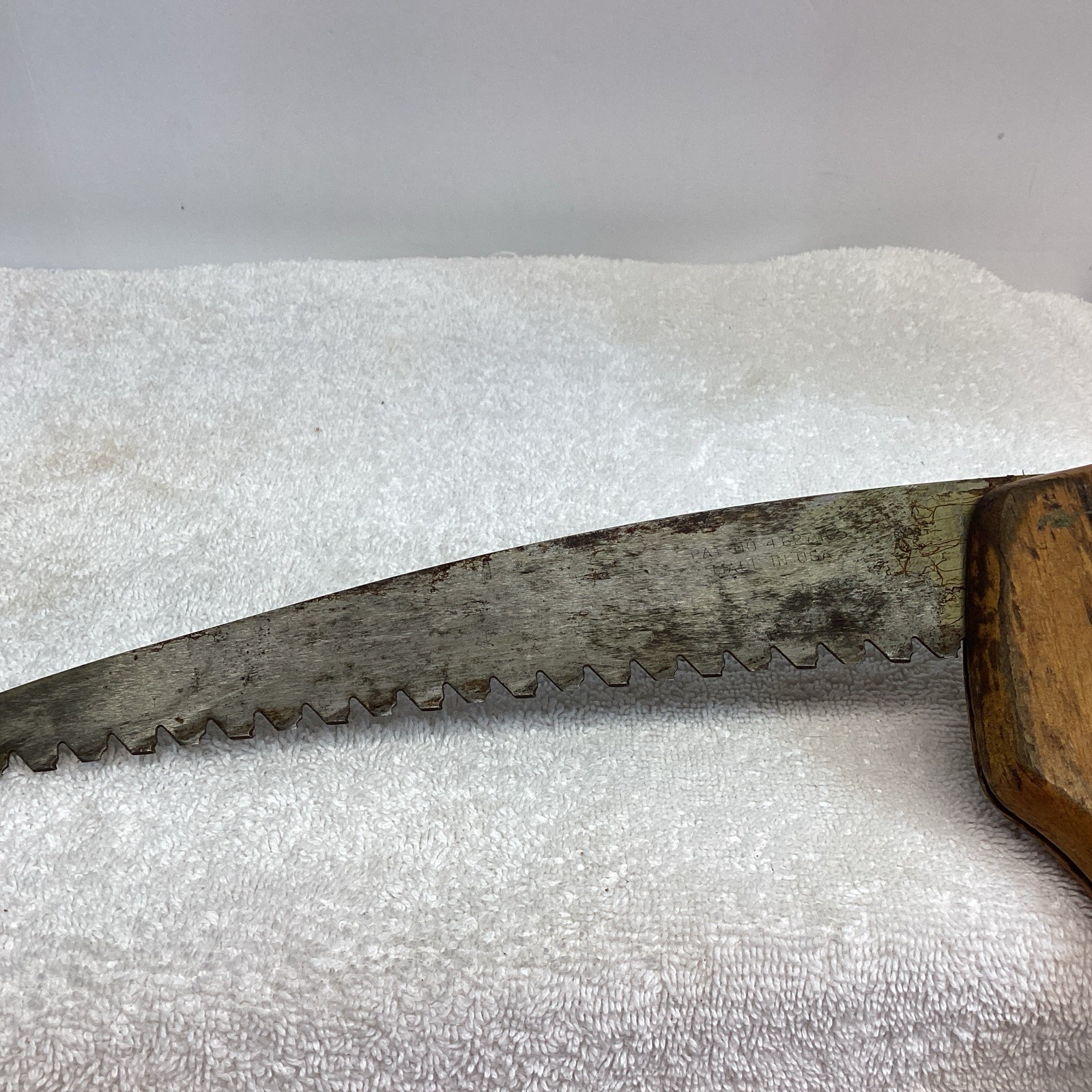 Vintage Craftsman Folding Pruning Saw Wood Handle 10” Blade USA Sears D71-M8302