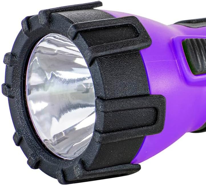 Dorcy 55 Lumen Floating LED Flashlight Waterproof Carabiner Clip Purple 41-2508