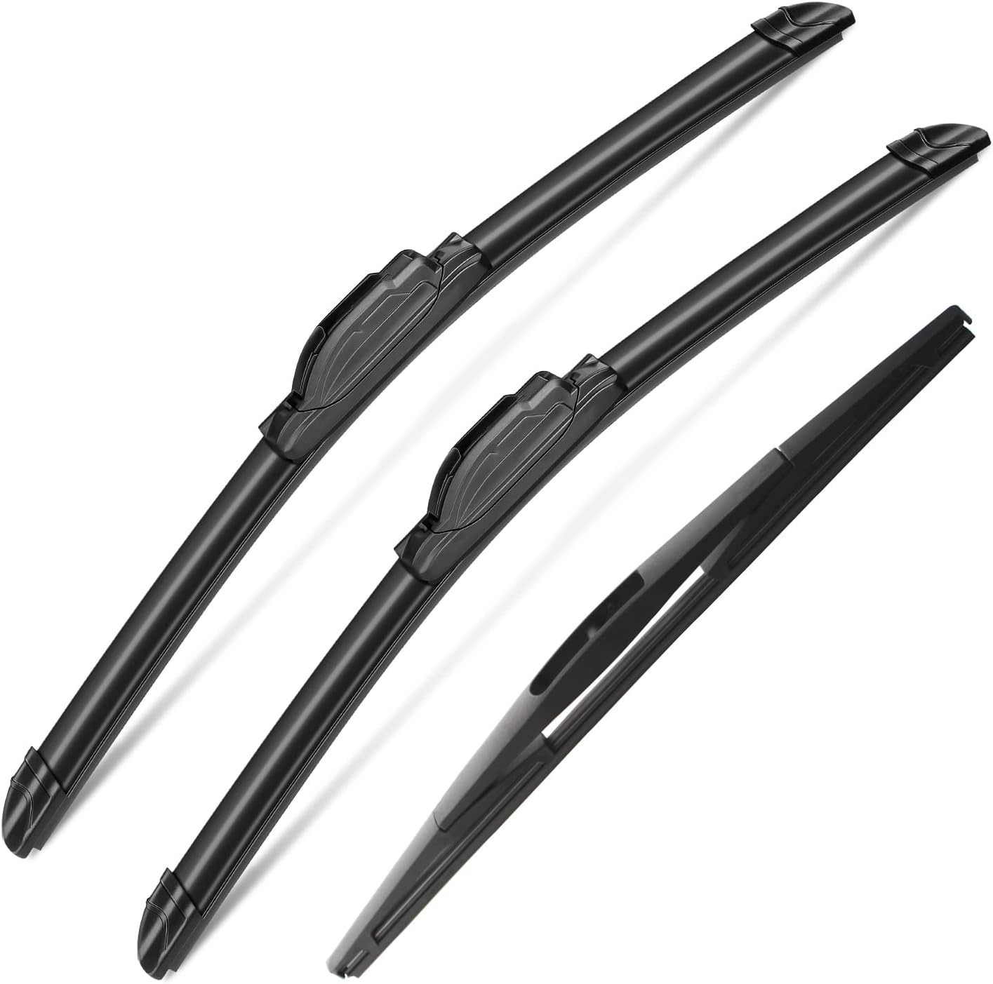 Juego de 3 limpiaparabrisas para Honda Odyssey 2005-2010, escobillas limpiaparab
