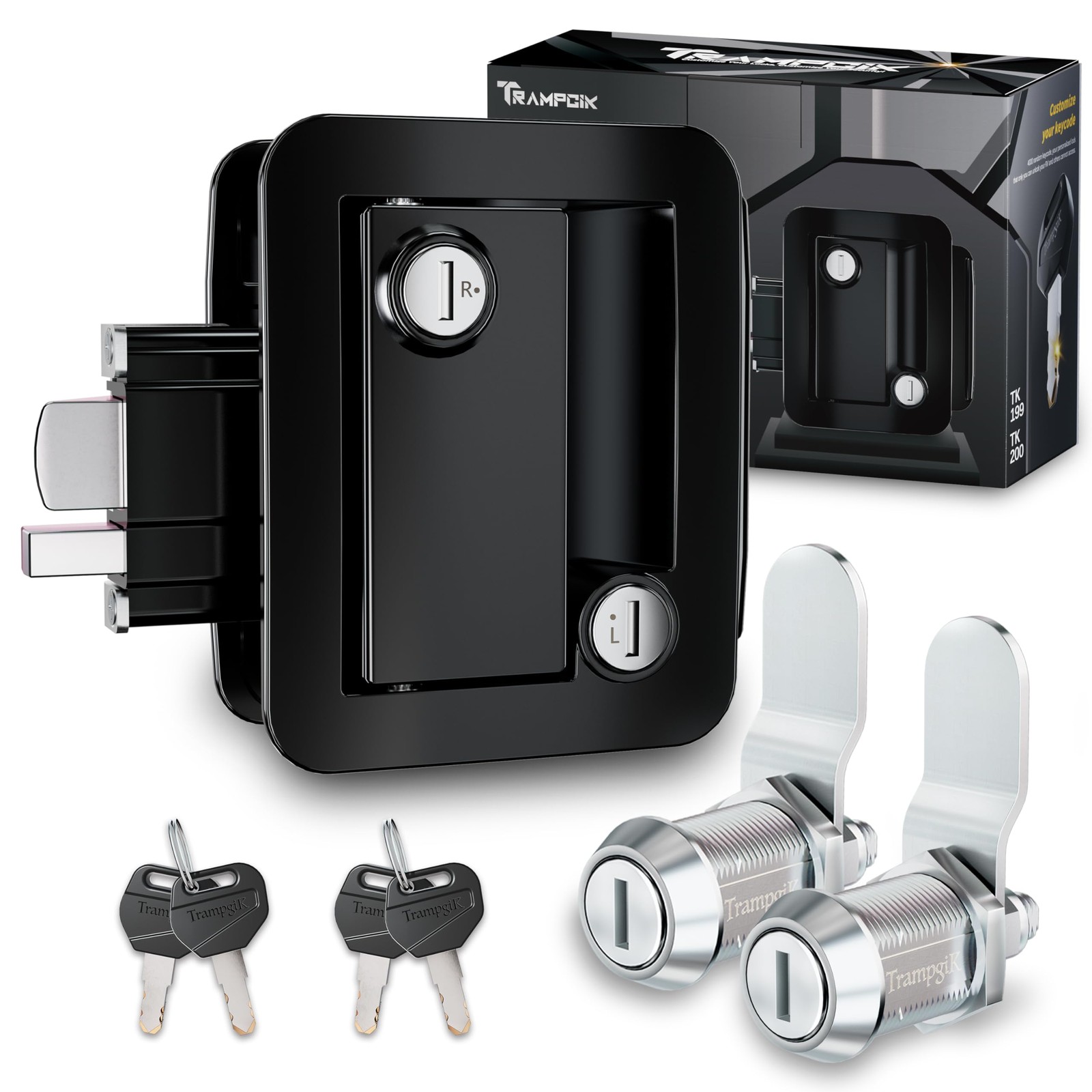 RV Door Lock1 Camper Door Lock with Storage Locks Combo for Trailer Entrance …