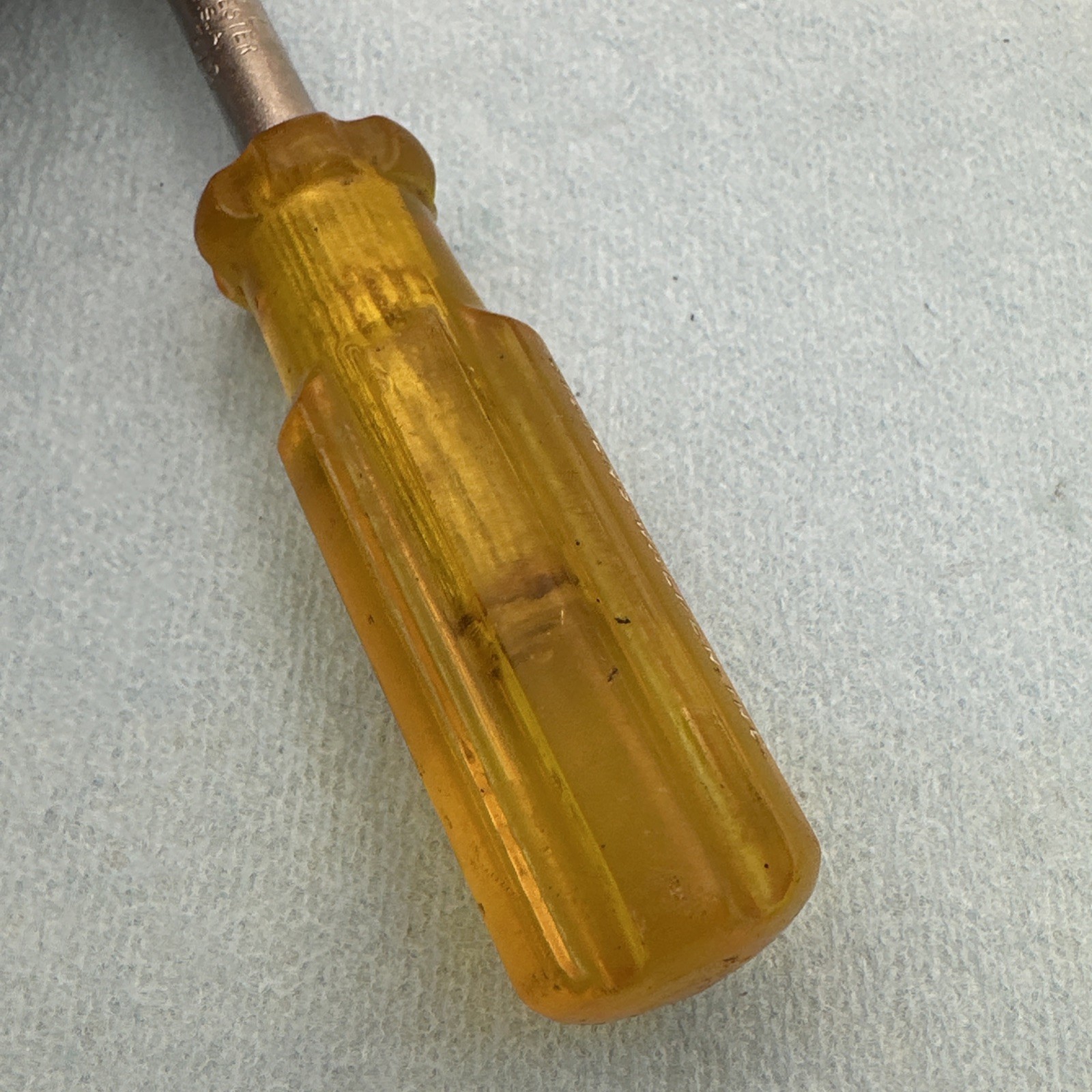Stevens Walden, Inc 3/8″ Nut Driver Amber Handle Spintite 3012 USA Vintage