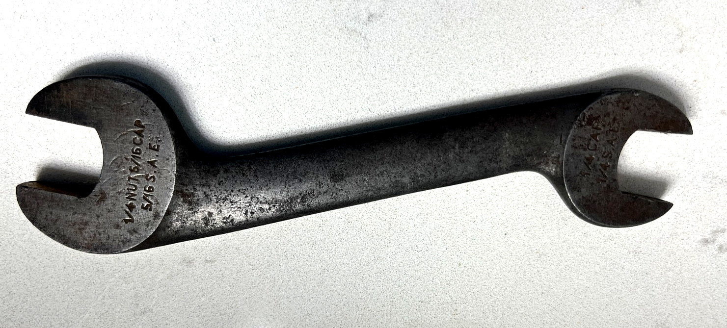 Antique Vintage Billings Spencer Co 1557 Openended Wrench 5/16″ 4 3/4″ long USA