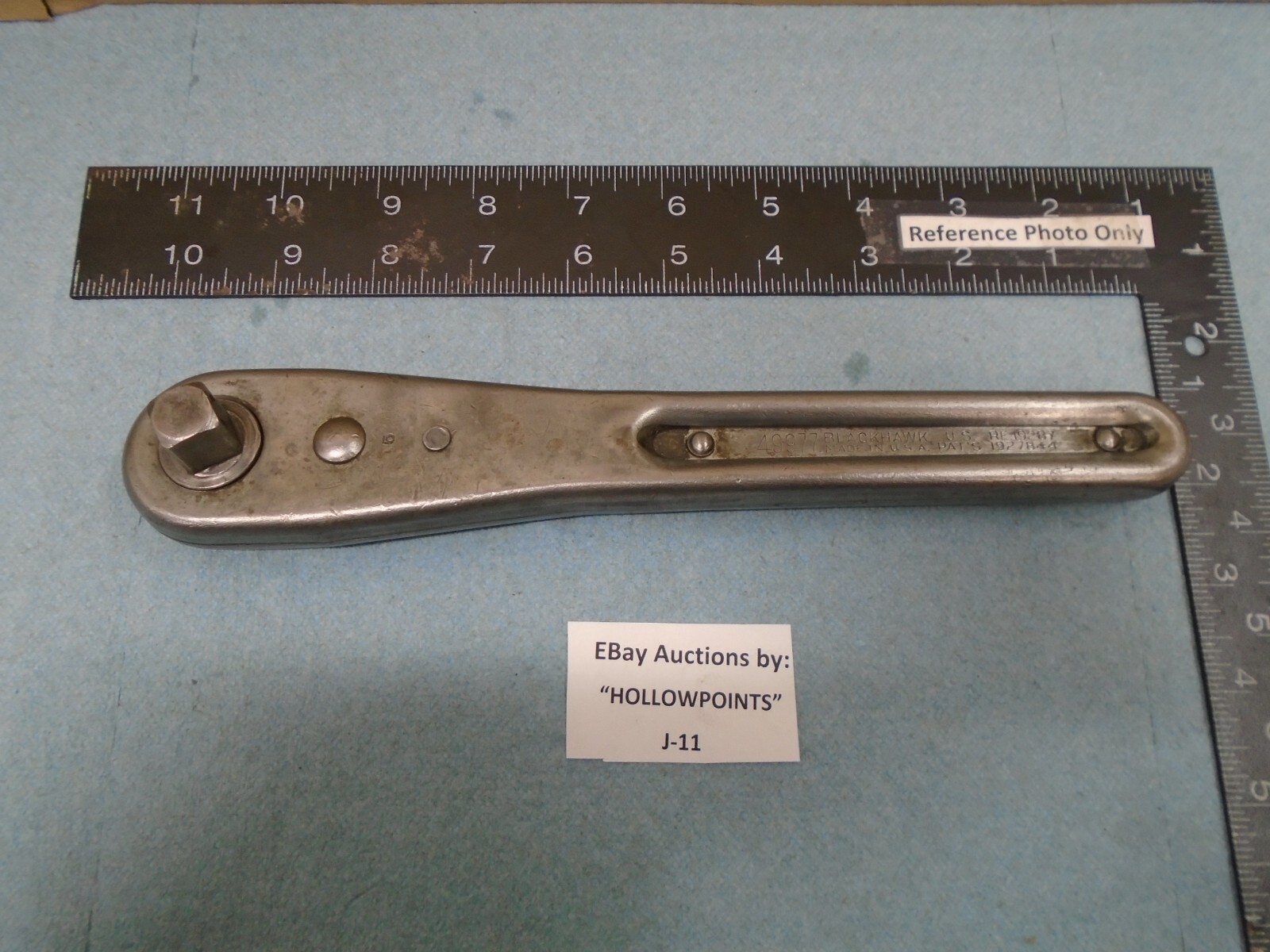 Blackhawk vintage No. 49977 Ratchet 1/2″ Drive 1945 Date Code J11