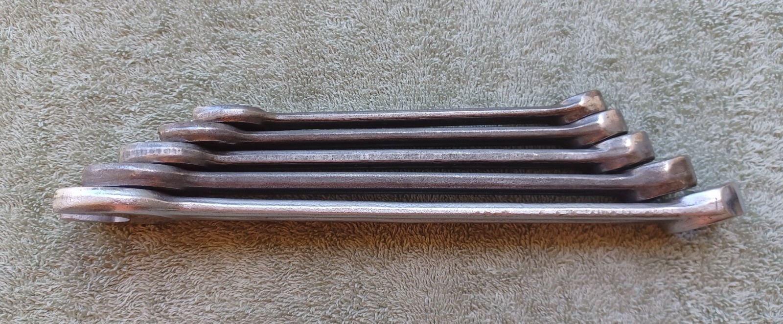 Select Forged Steel Set of 5 12pt Combination Wrenches 1/2″ thru 3/4″ USA