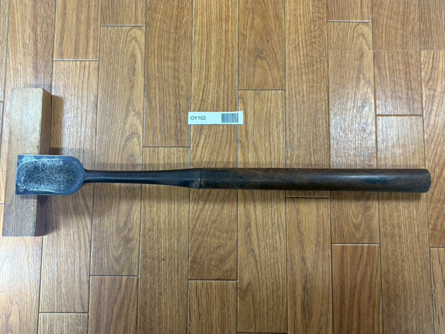 Japanese vintage chisel Tsuki Nomi Japan Signed Vintage 49mm 500mm long OY102