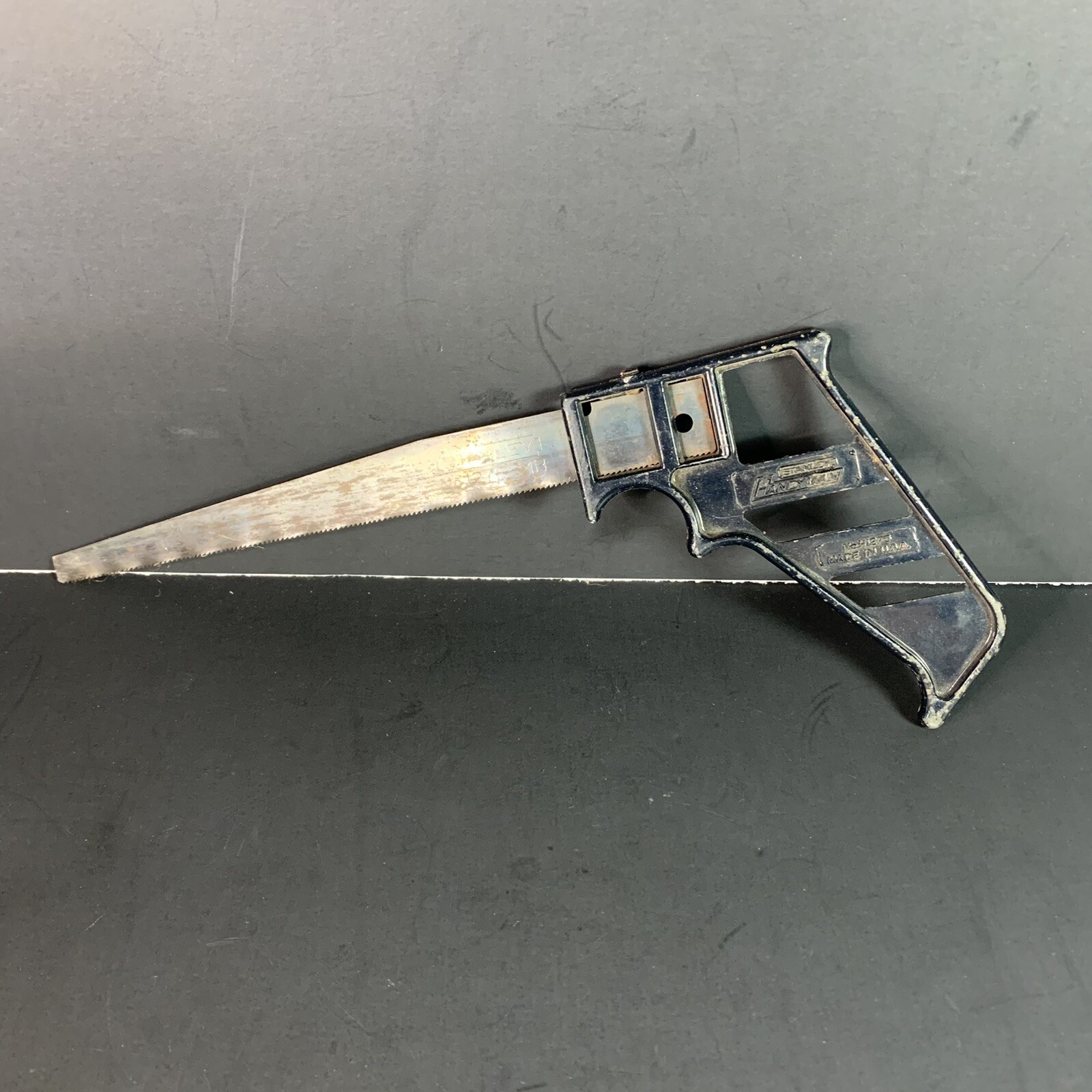 Vintage Stanley Handyman 9-1/2″ Keyhole Saw H1275 with Blade Made in USA