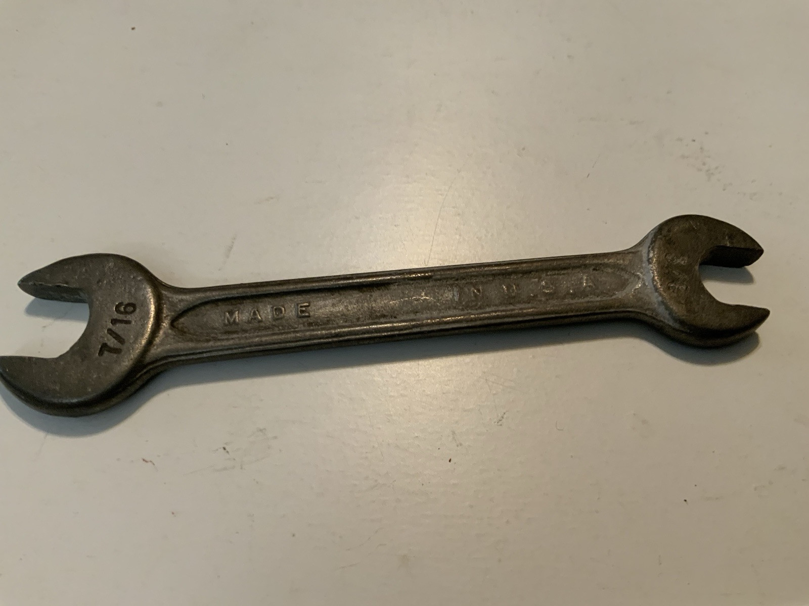 (INDESTRO) 723, Open End Wrench, Drop Forged Select Steel, USA Blue