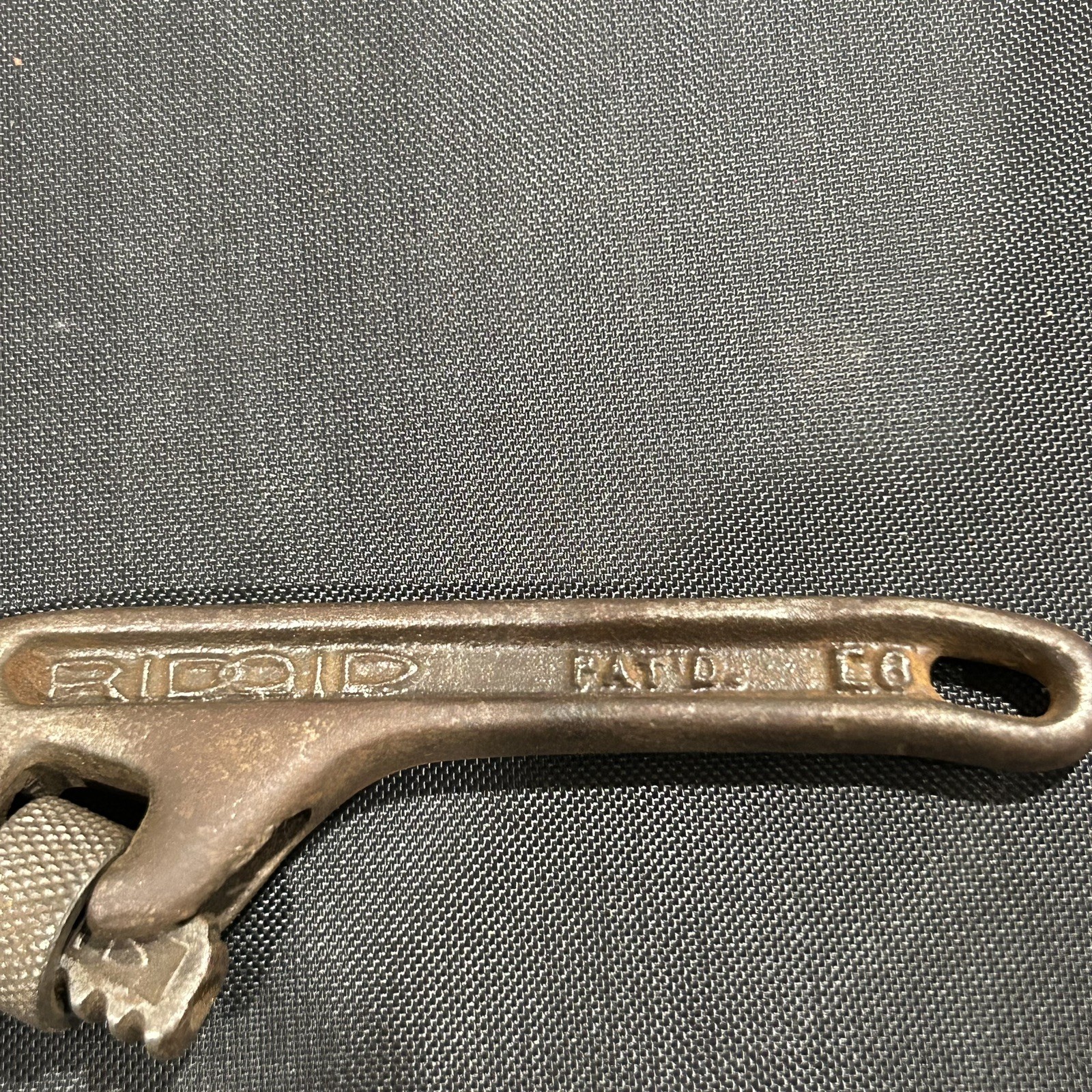 Vintage Rigid 5″ Offset Pipe Wrench by Ridge Tool CO Elyria Ohio E8