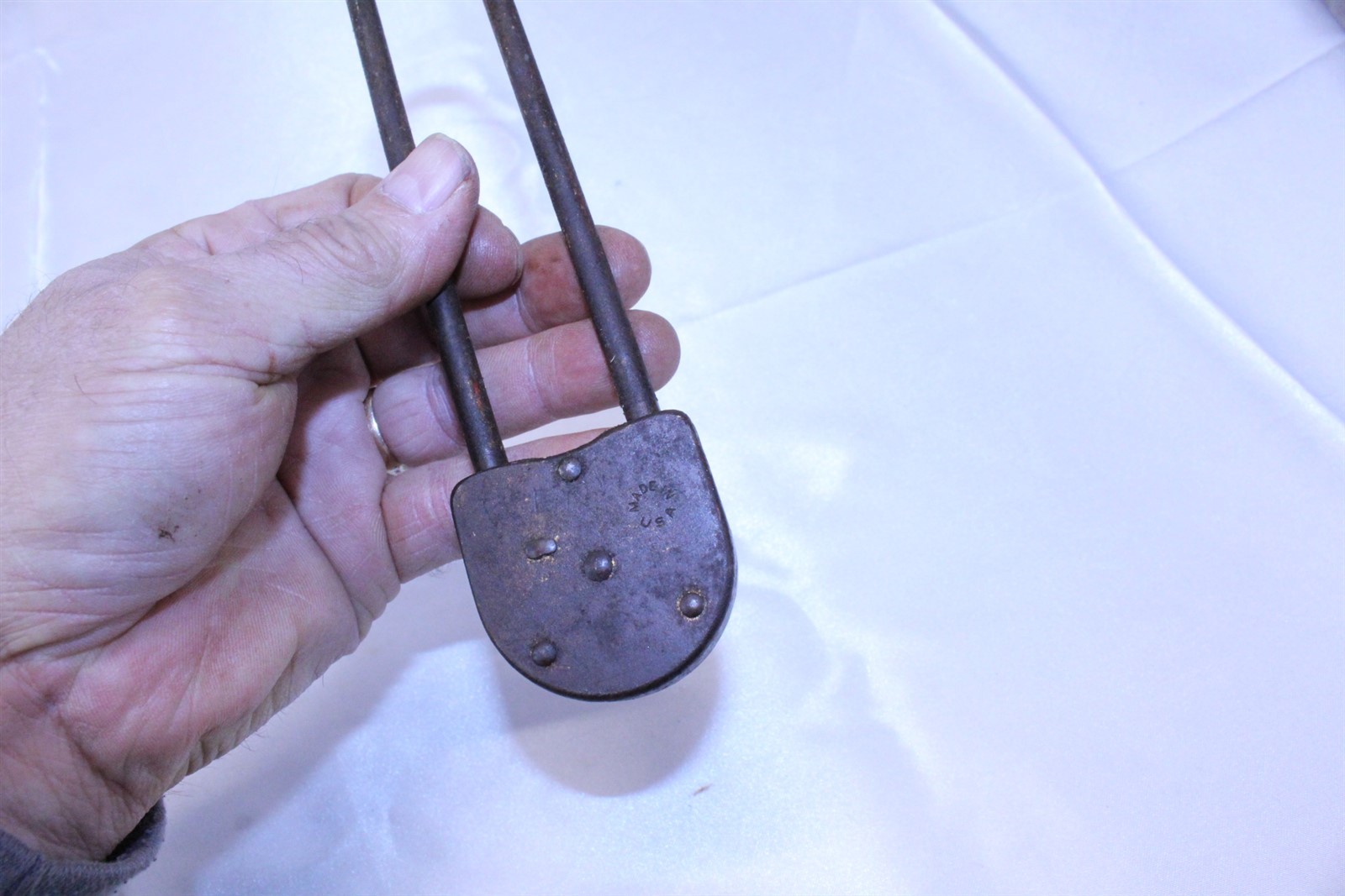 Slaymaker Combination Lock 5″ Shackle with 1 3/4″ Body Vintage