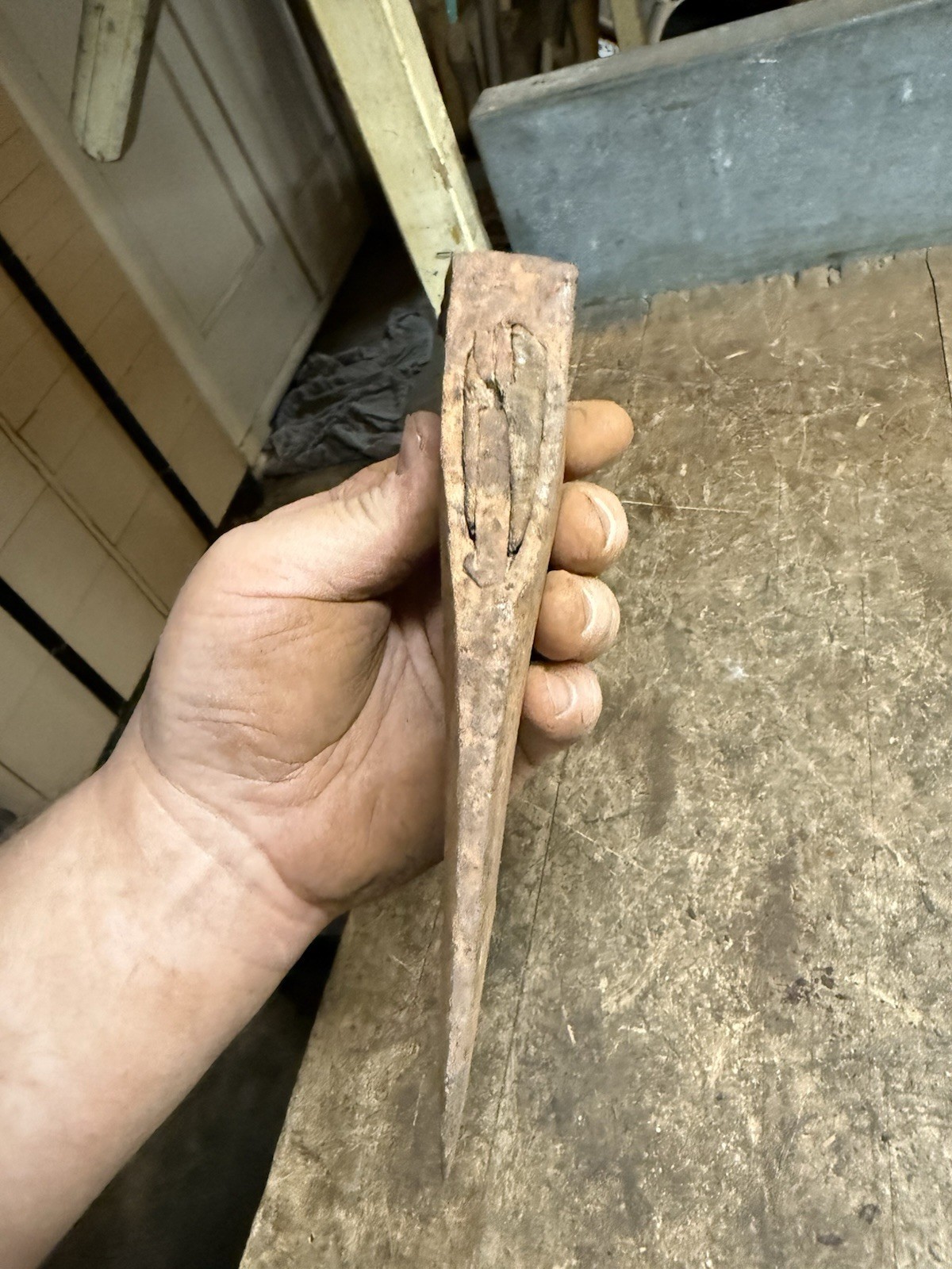 Vintage Old Original 3 Lb Boys Axe Hatchet Head Hand Tool Unmarked Unknown USA