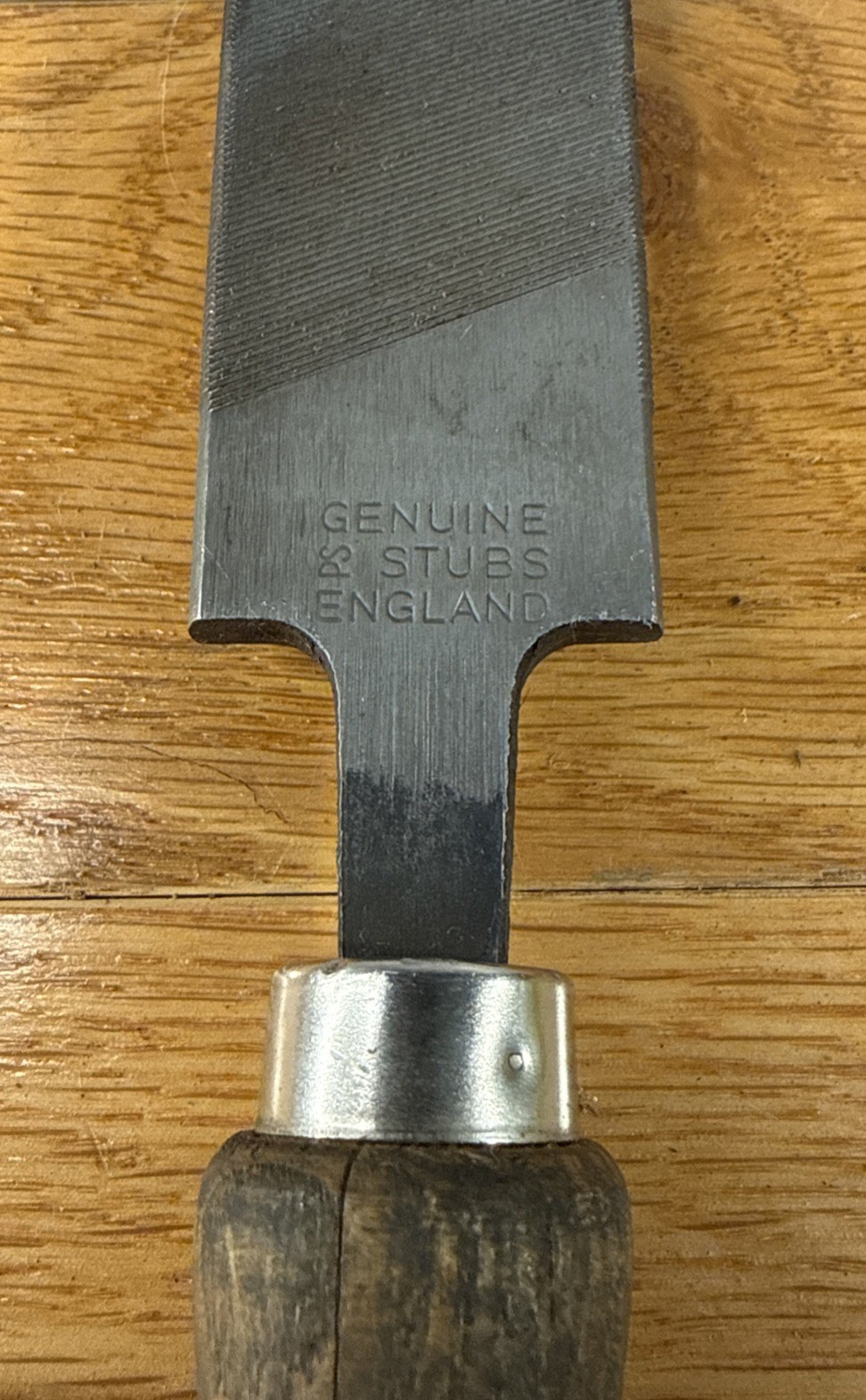Vintage Genuine PS STUBS 14” Long Hand File Made In England