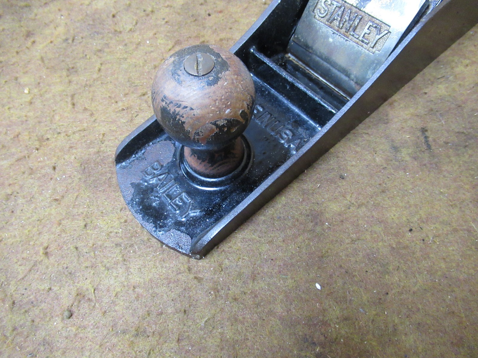 Stanley 6,7,8 Plane,Knob Assy(ONLY)Tall hardwood,1946-47~AVG/GD🤠S9.11.22R