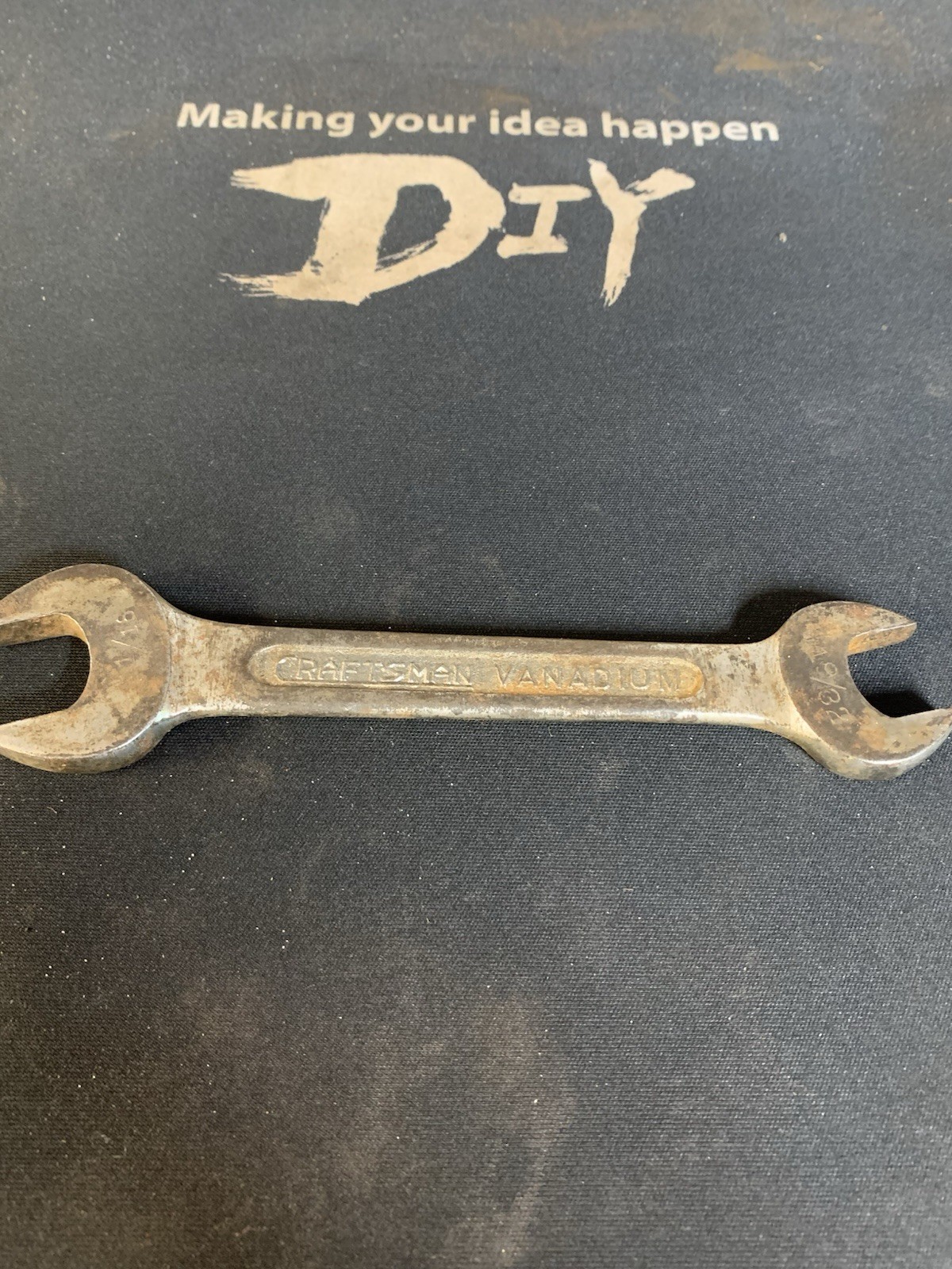 Vintage Craftsman Underline 1027 Open End Wrench 19/32″ – 11/16″ Forged in USA