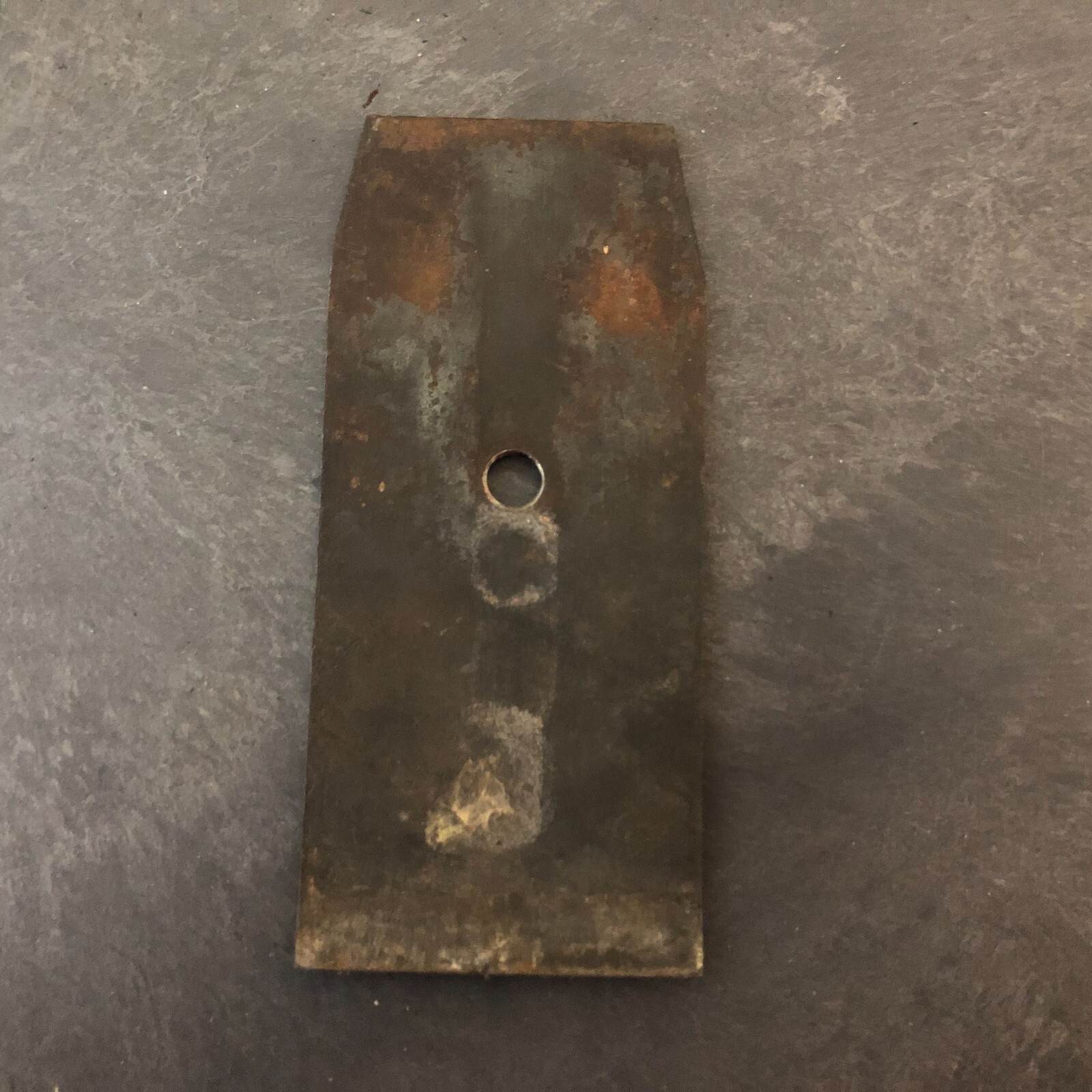 Woodworking Plane Replacement Part From Unknown Tool Vintage 2-1/8″ x 4-11/16″