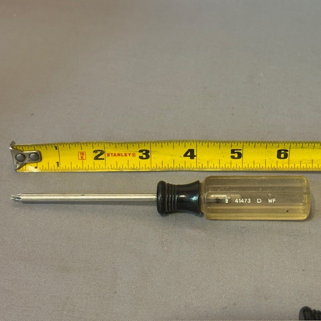 Vintage Tools Craftsman Screwdriver Phillips Torx Star Head 6″ inch Clear T10 US