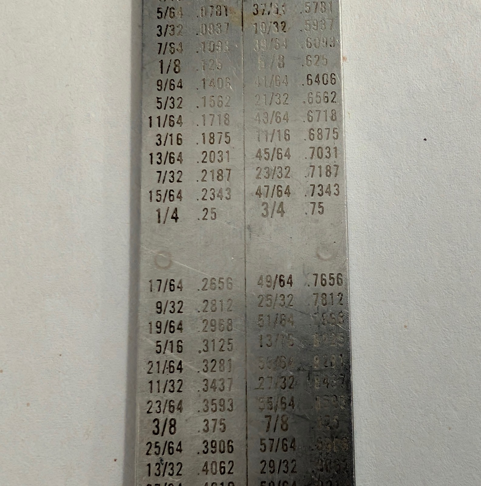 The Executive Pocket Chum No 1045 Slide Caliper Ruler – Stainless – Vintage USA