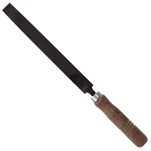 ENGINEER Jet Black File Ironwork Medium Grit Flat Special Black Oxide Finish