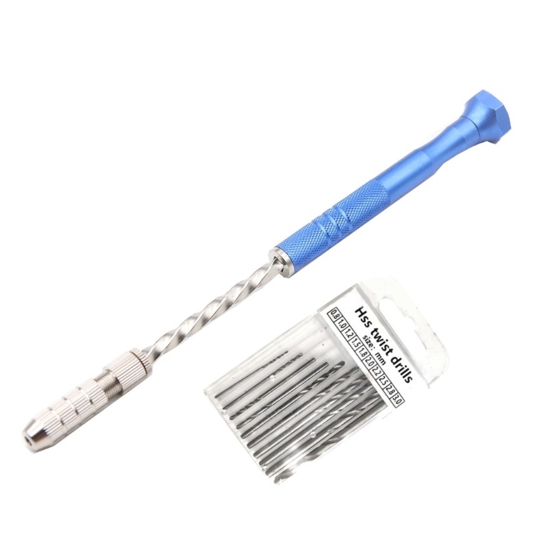 1 Set DIY Resin Keychain Jewelry Making Kit Precision Pin Hand Twist Drill