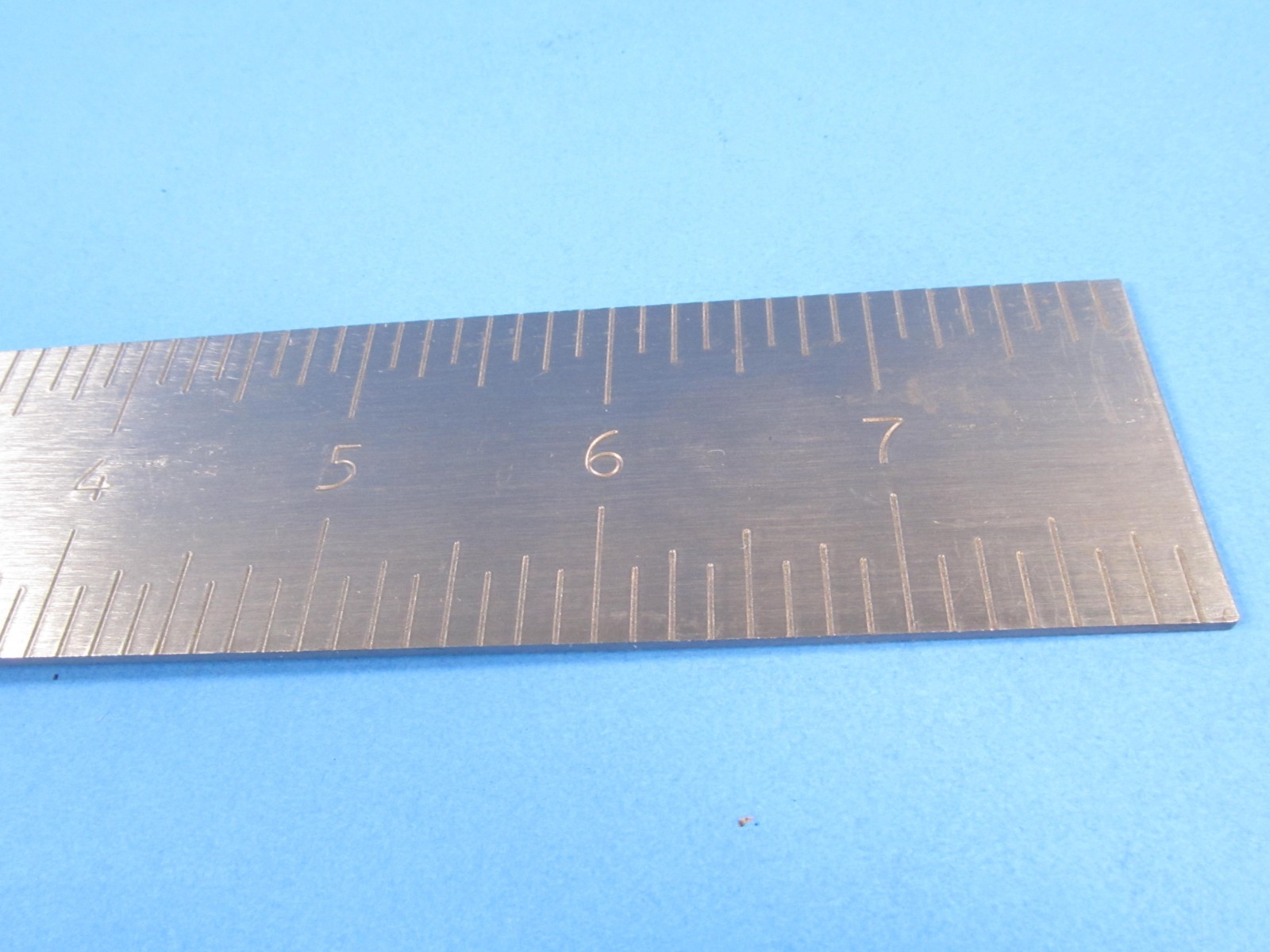 bright & showy 8″ Stanley No 46-208 try square w/ Eagle Square since 1817 logo