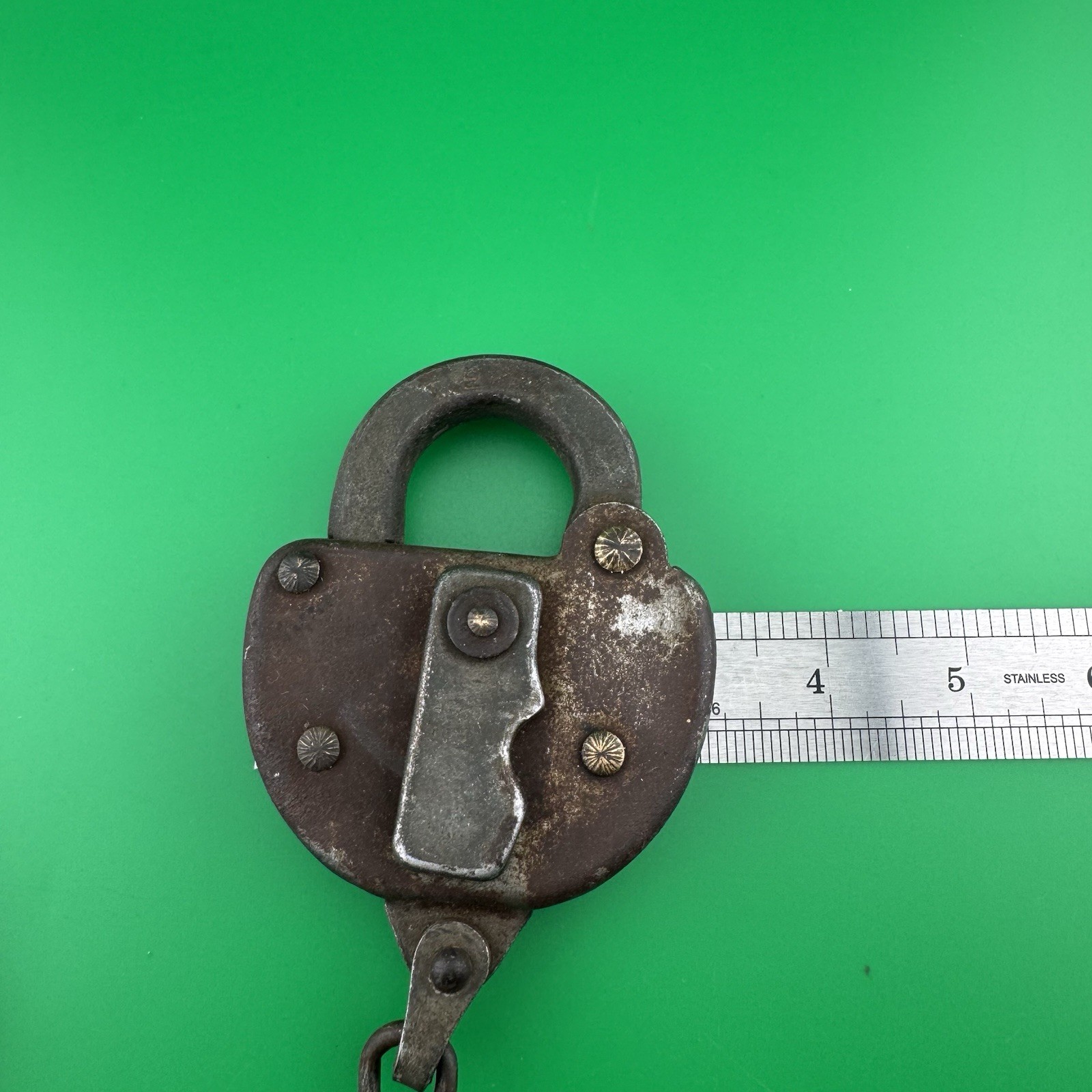 Vintage Fraim Norfolk & Western Railway N&W Switch Lock 1929 Railroad No Key
