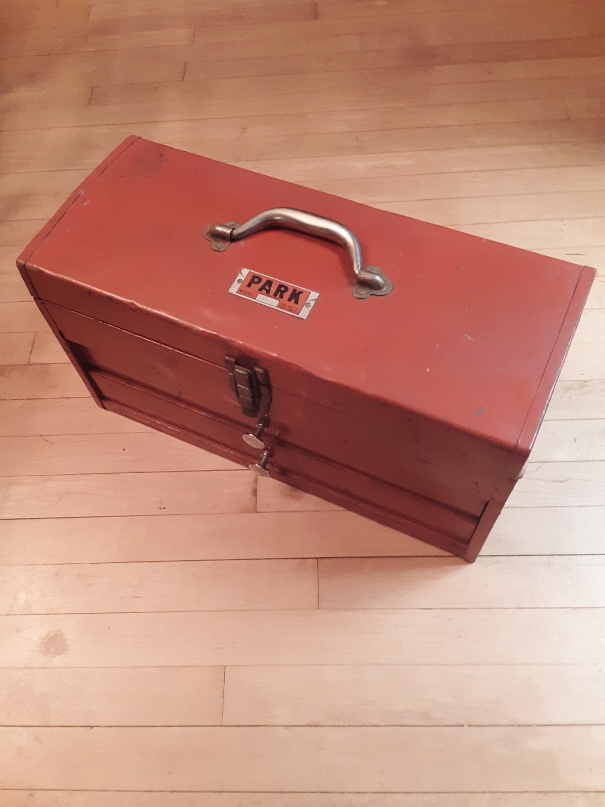 Park Mfg. Co. Grant Park, IL 2-Drawer Toolbox Vintage Used Model 86666 Machinist