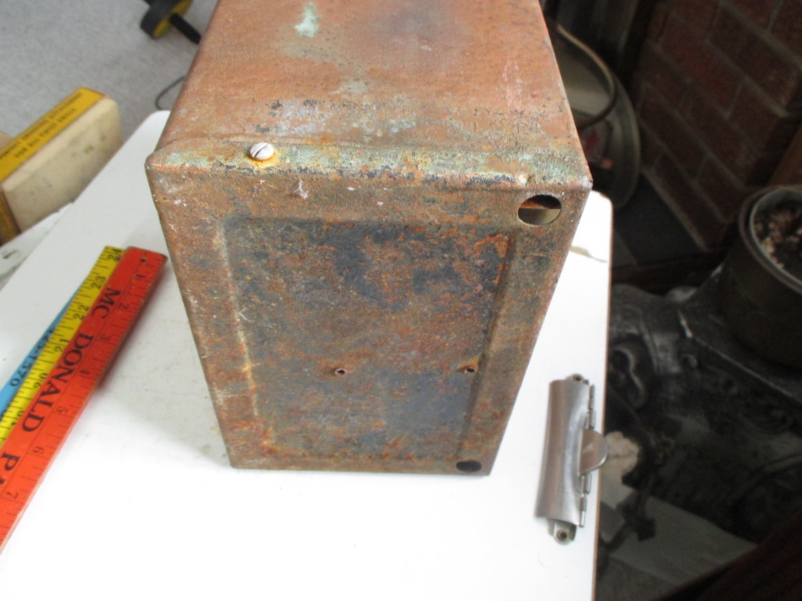 Vintage 5 Drawer Metal Tool Box Parts Organizer