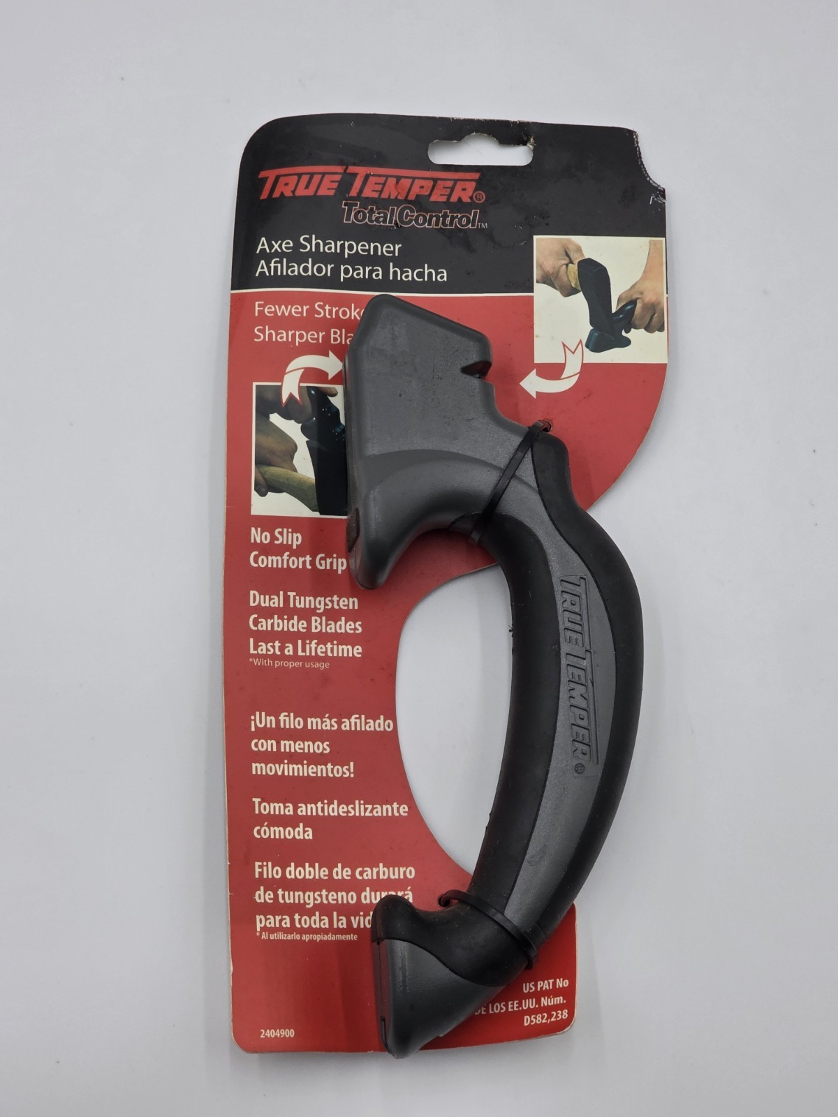 True Temper Total Control Axe Sharpener Tungsten Carbide Blade Tool Forestry