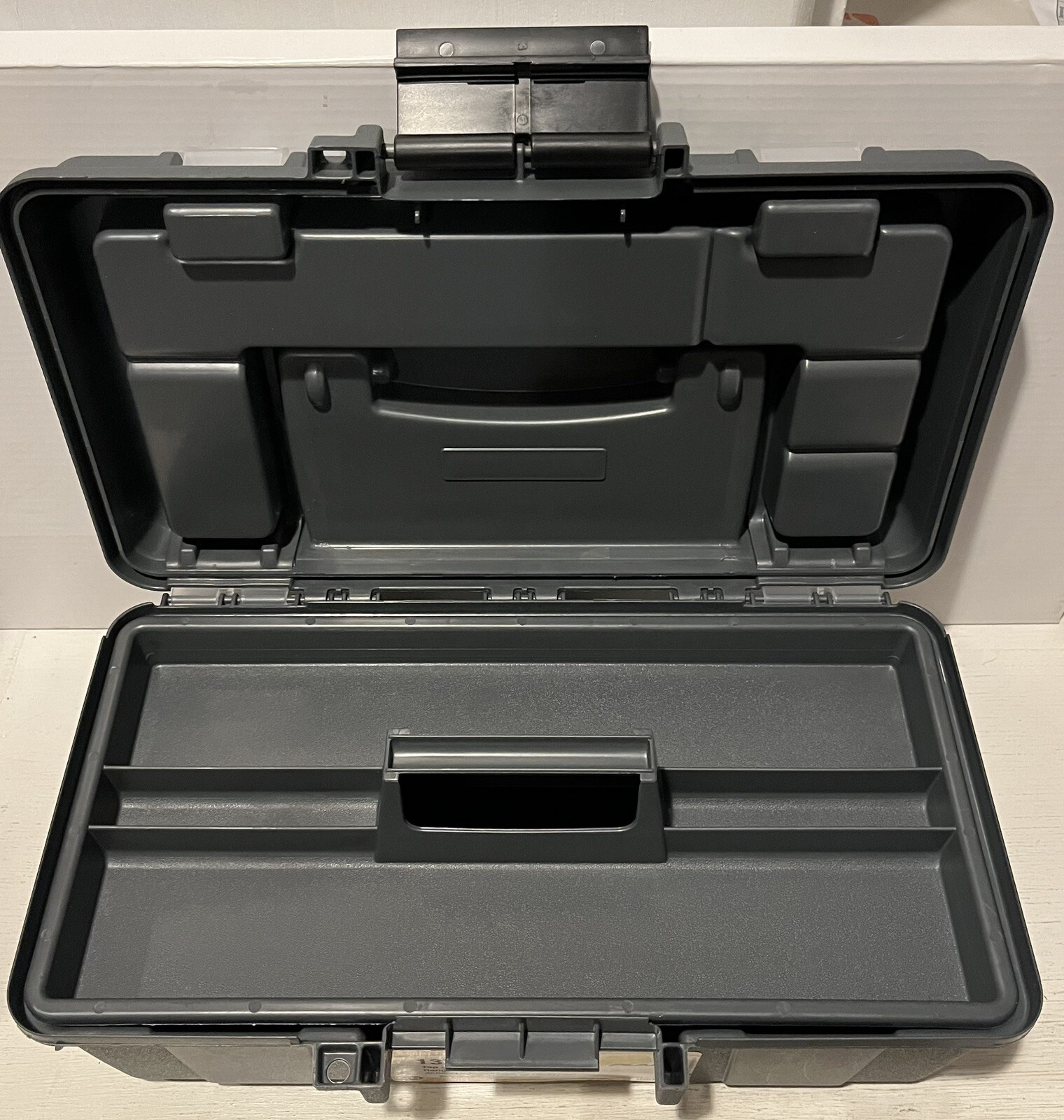 Plano Model 114 Plastic 13” Tool Box Fishing Tackle Storage Trinket Art Craft