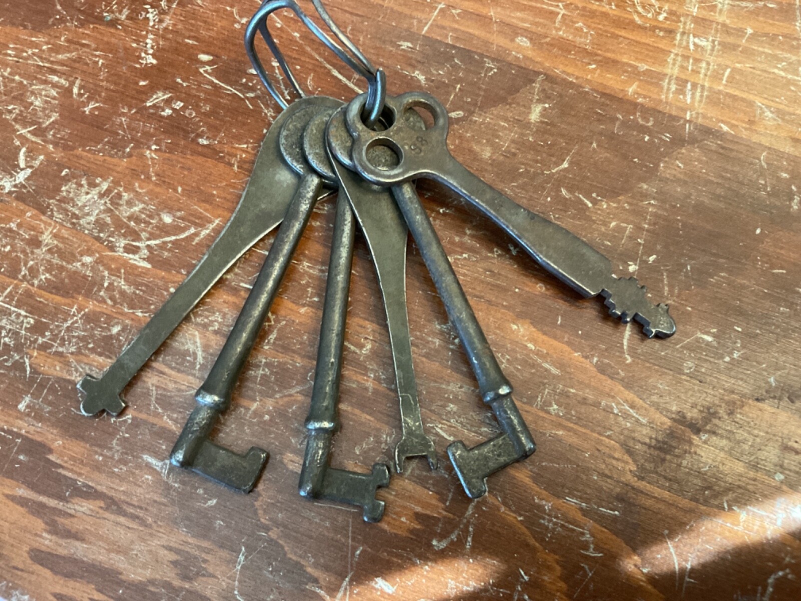 Vintage Antique Skelton Key Lot 6 Various Skelton Style Keys