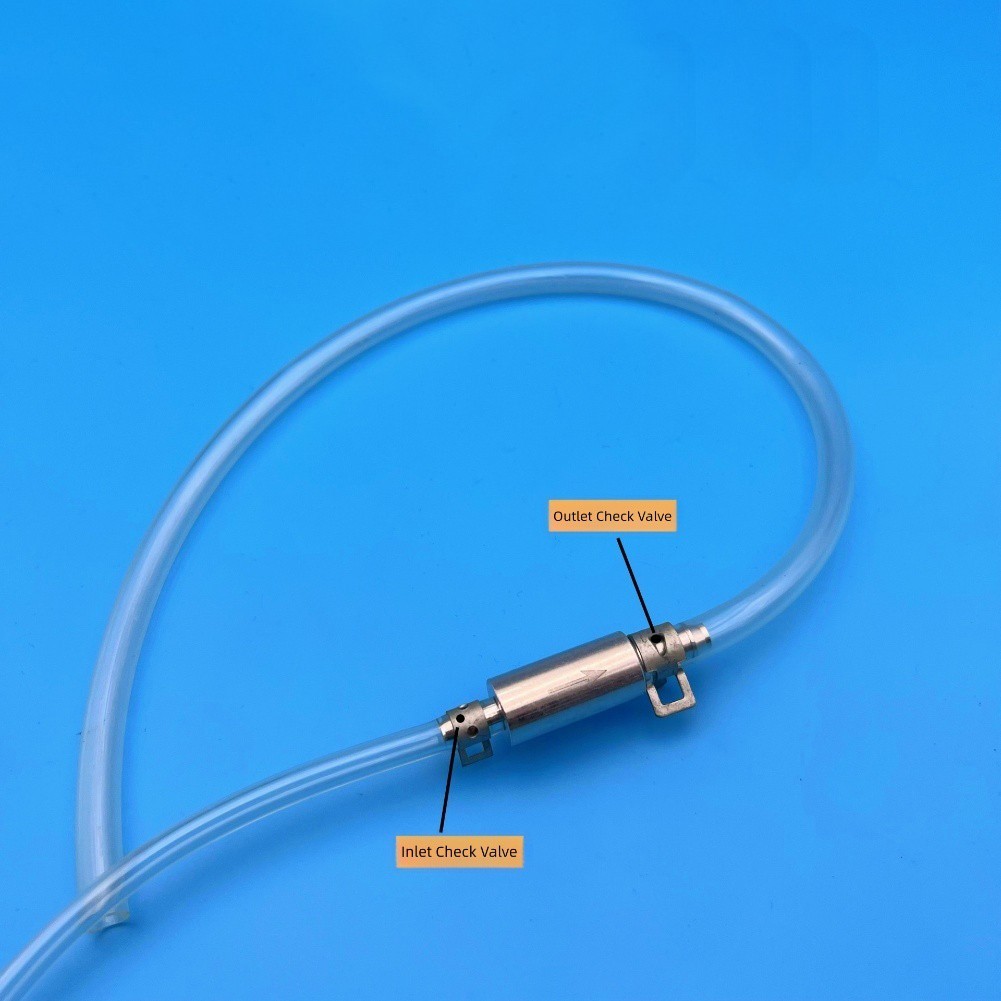 Clear Oil Brake Bleeder Hose, One Way Check Valve Tube Bleeding Tool Kit Silver