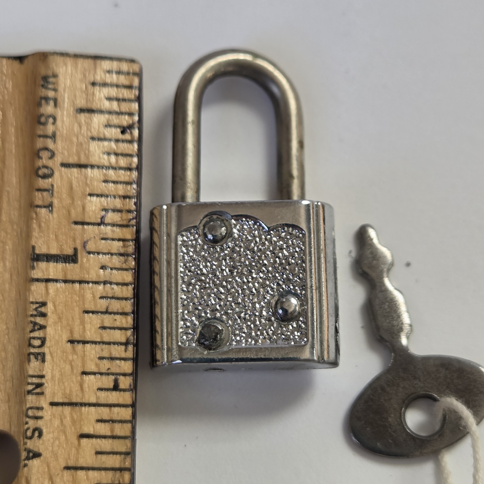 Vintage Miniature Padlocks Lot of 2 with Keys Luggage Diaries Backpacks Jewelry