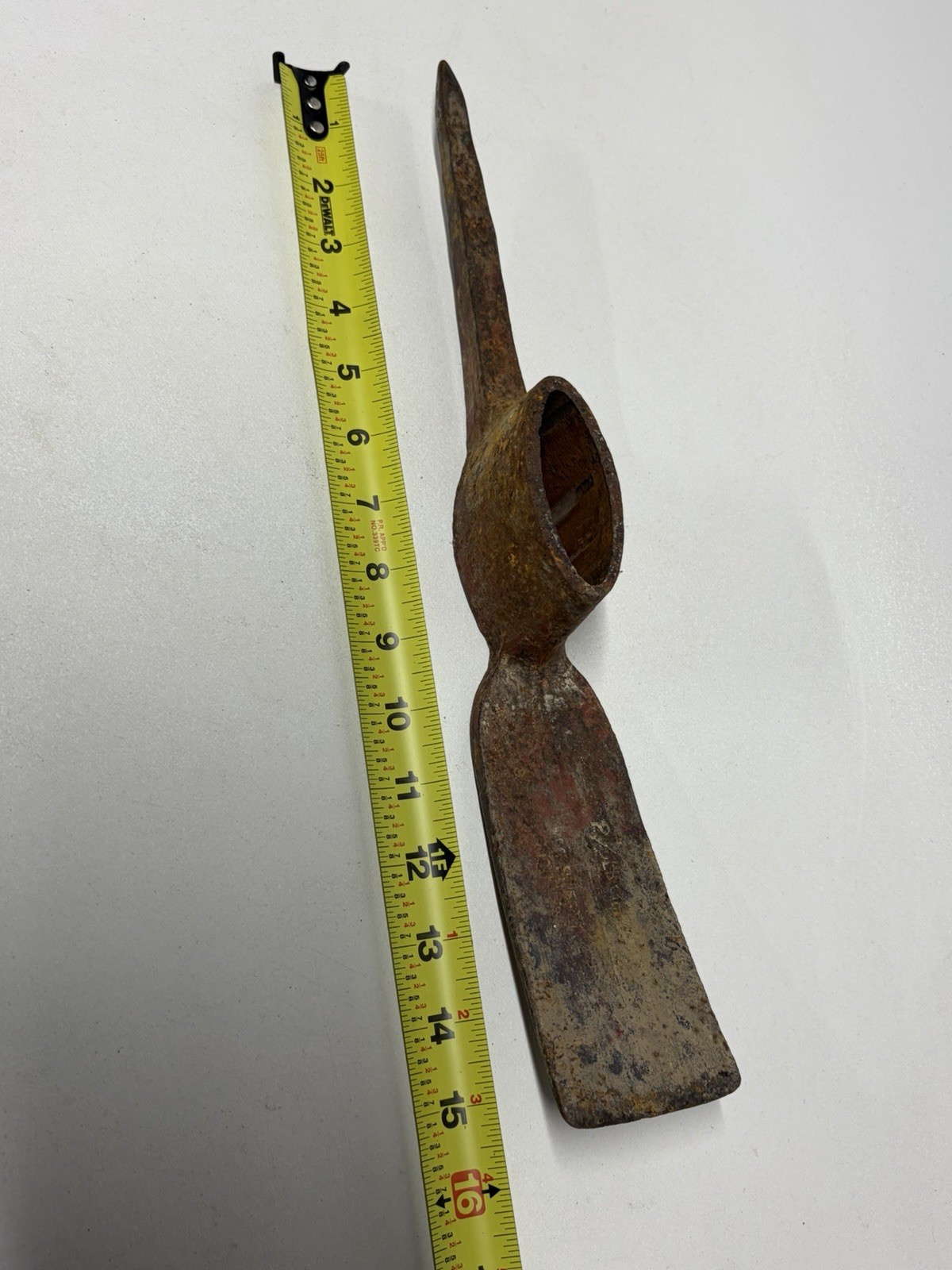 Vintage USA Steel Head Safety Mining Tool Pick Axe Metal Head 2 1/2 lbs