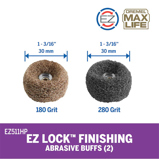 Dremel Fiber 3/8-in Surfacing Wheel Accessory