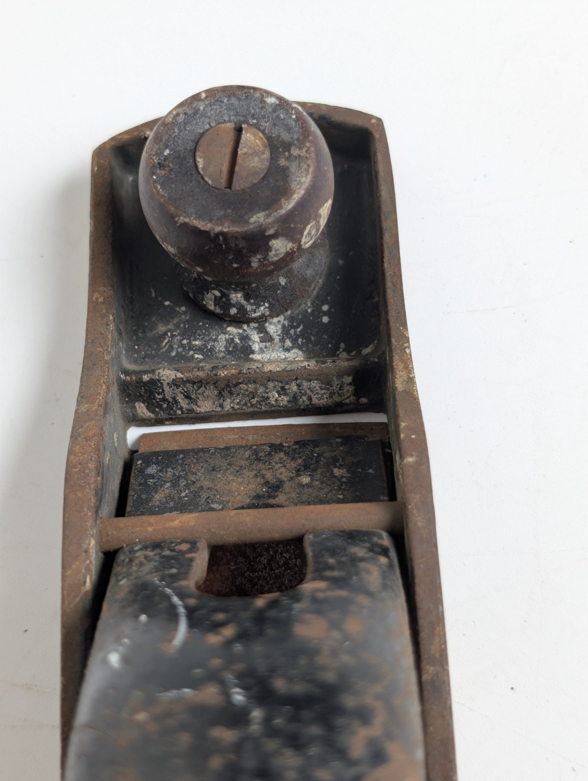 Vintage Transitional Wood Block Hand Plane Antique Tool Rusty AS-IS Untested