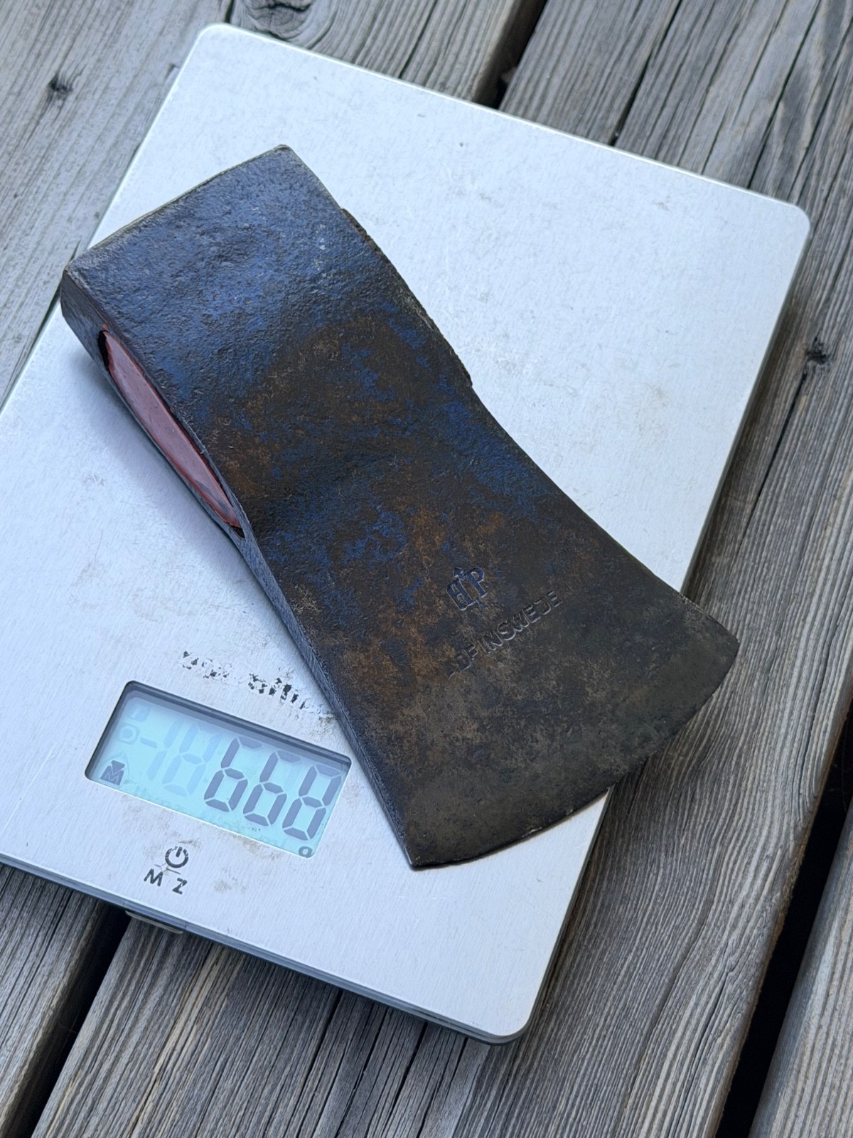 Vintage Hults Bruk Hatchet 1.32 lb 75mm Edge Swedish Axe Head