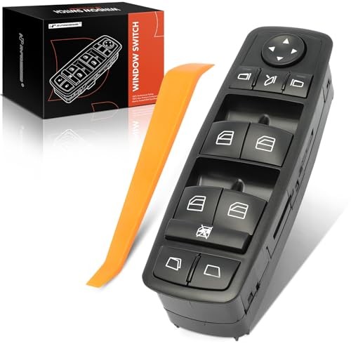 Master Power Window Switch Compatible with Mercedes-Benz W164 W251 R320 Black