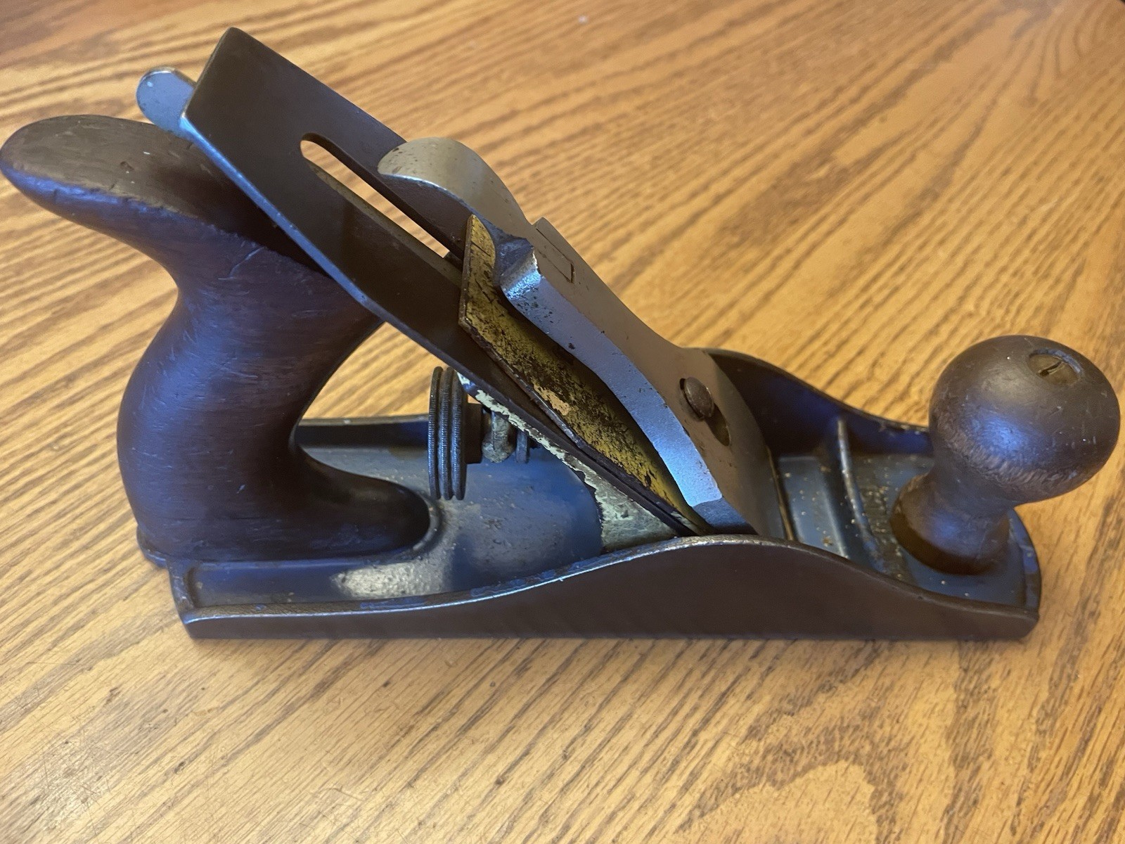 Vintage TWO TONE BY STANLEY Smooth Bottom Smoothing Plane Collectible WW USA