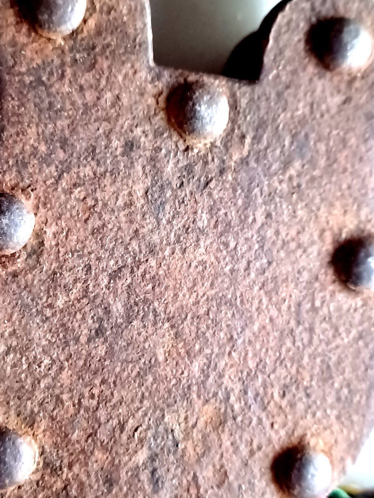 Antique Solid Iron Padlock and Key – 5 1/2″ x 3 1/4″ – ca 1800s – Does Not Work