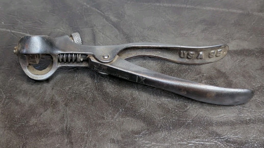 Antique Morrill USA NO. 95 Saw Set Pliers Vintage F1