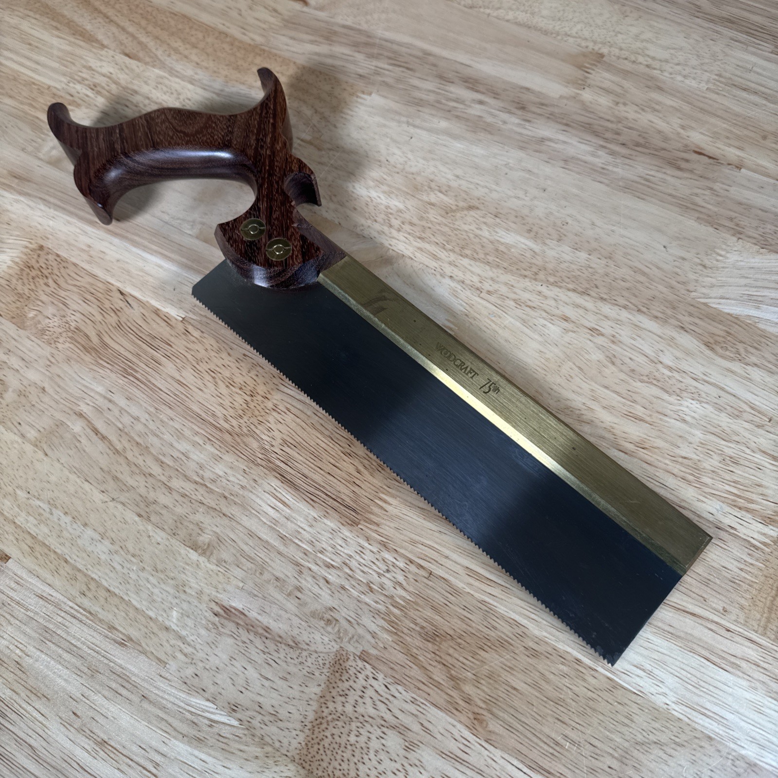 Rare Lie Nielsen Woodcraft 75Th Anniversary Dovetail Backsaw 15ppi Limited Ed.