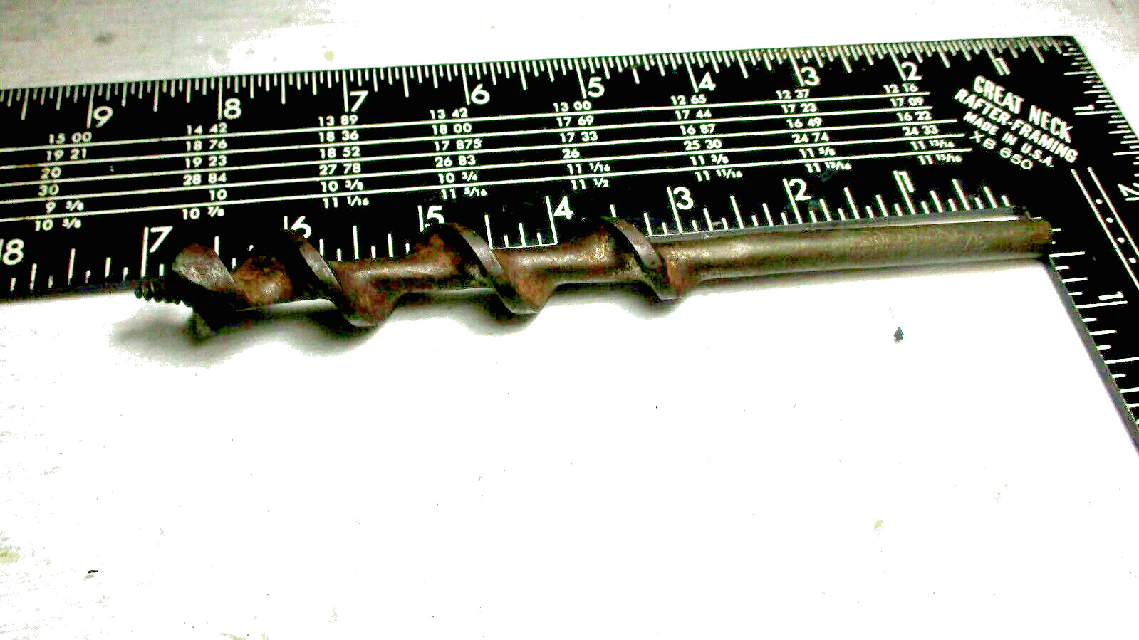 Craftsman Auger Drill Bit Vintage! 12/16″