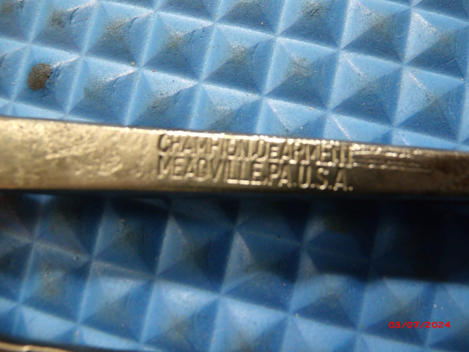 VINT. RARE CHAMPION DEARMENT USA #420 CHANNELLOCK 5 POSITION GROOVE JOINT PLIERS