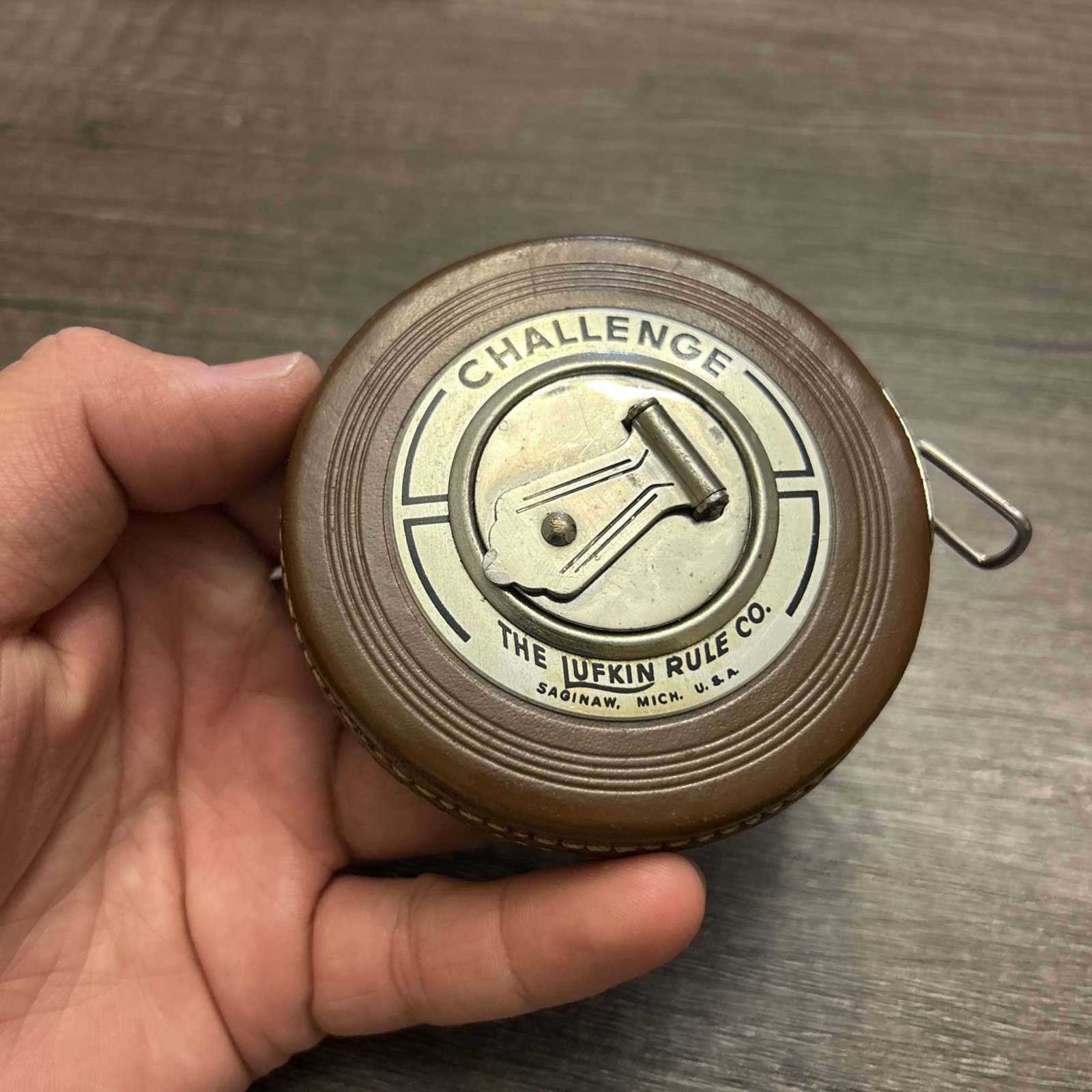 Vintage Lufkin Challenge Steel Tape 263 50 Feet