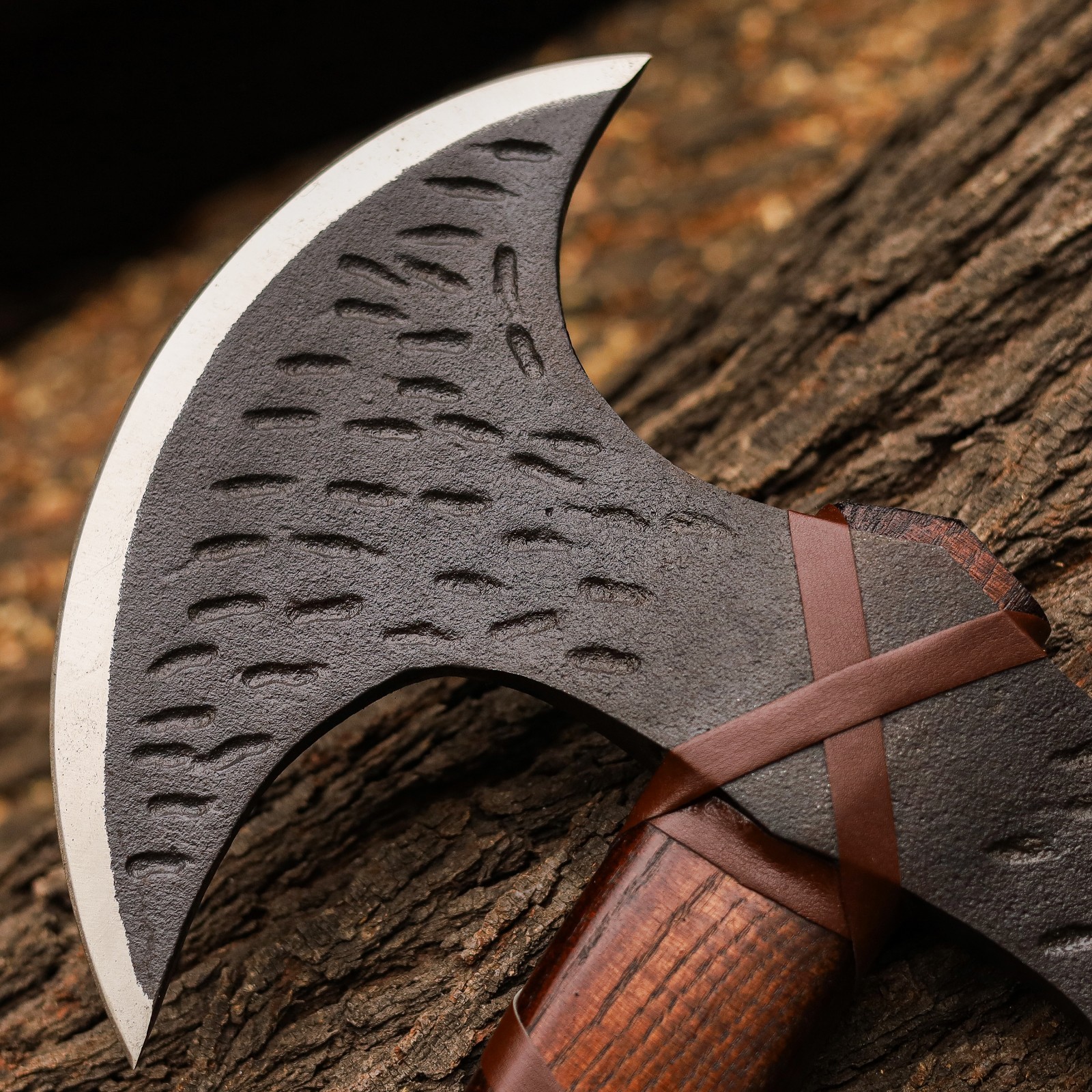 Double Head axe Hatchet, Tomahawk,Battle Axe Custom Handmade Viking Axe VBA-22