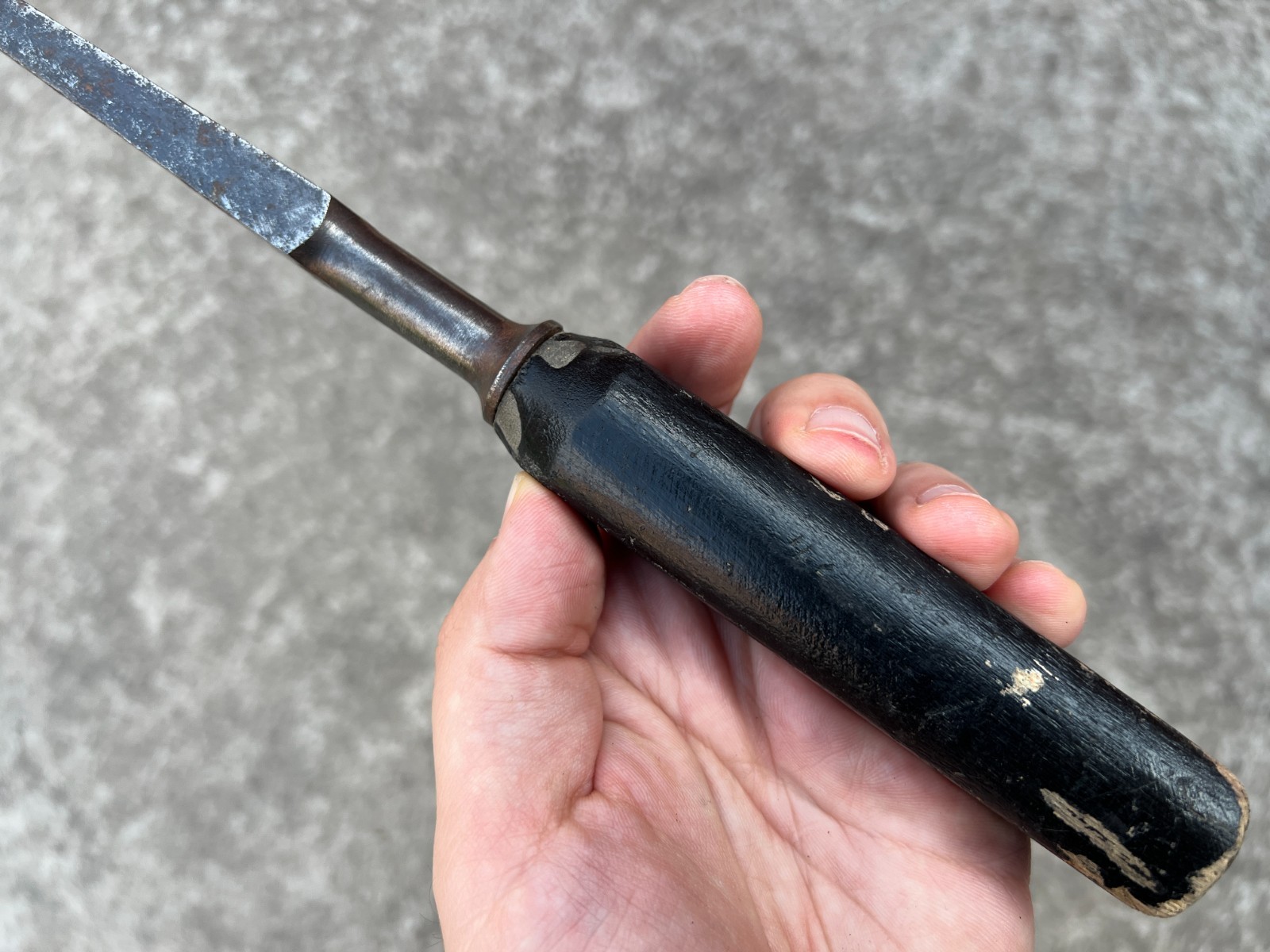Vintage Wood Carving Chisel / Soviet Old Hand Tool / Made in USSR.